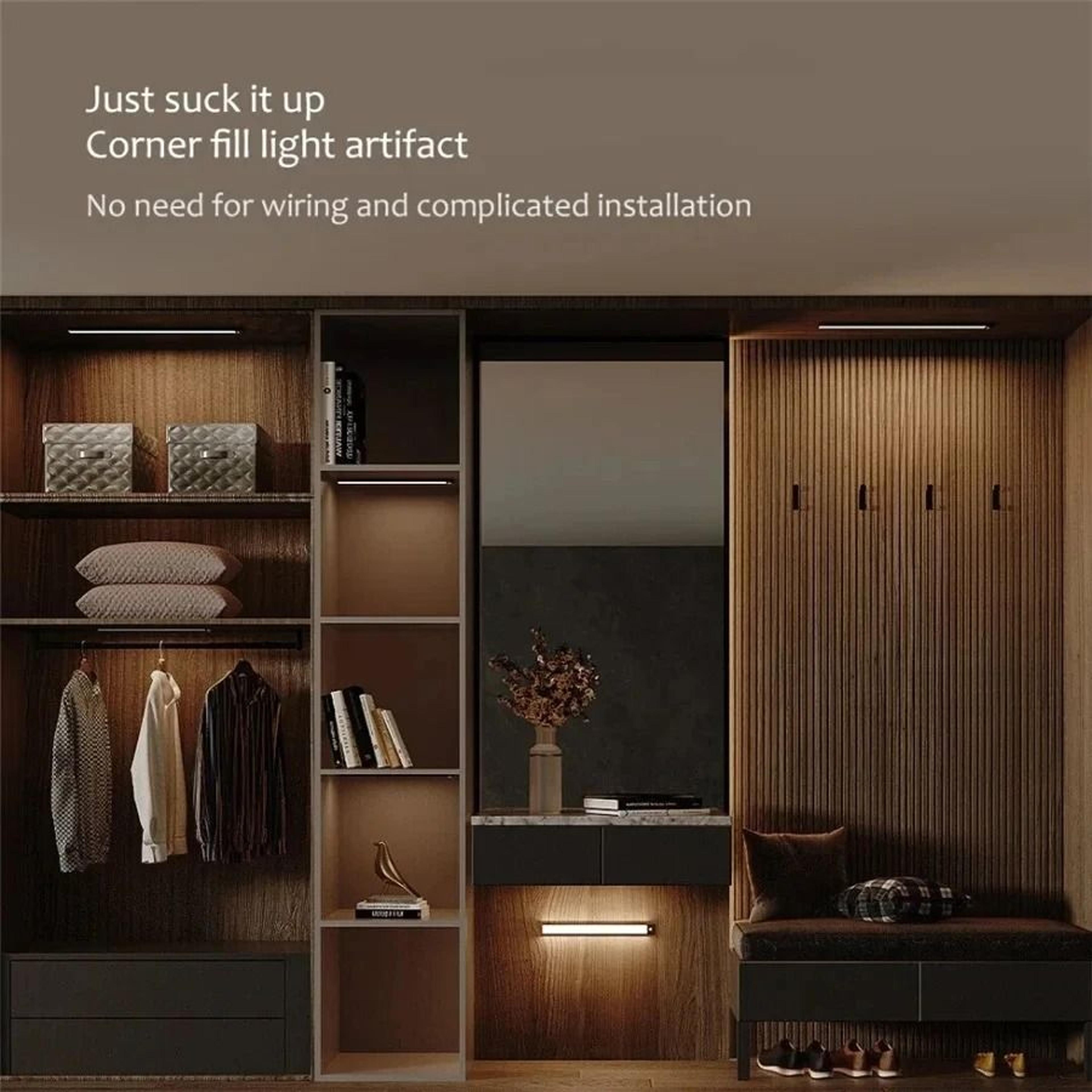Rechargeable Motion Sensor LED Cabinet  Wall Light Strip 1