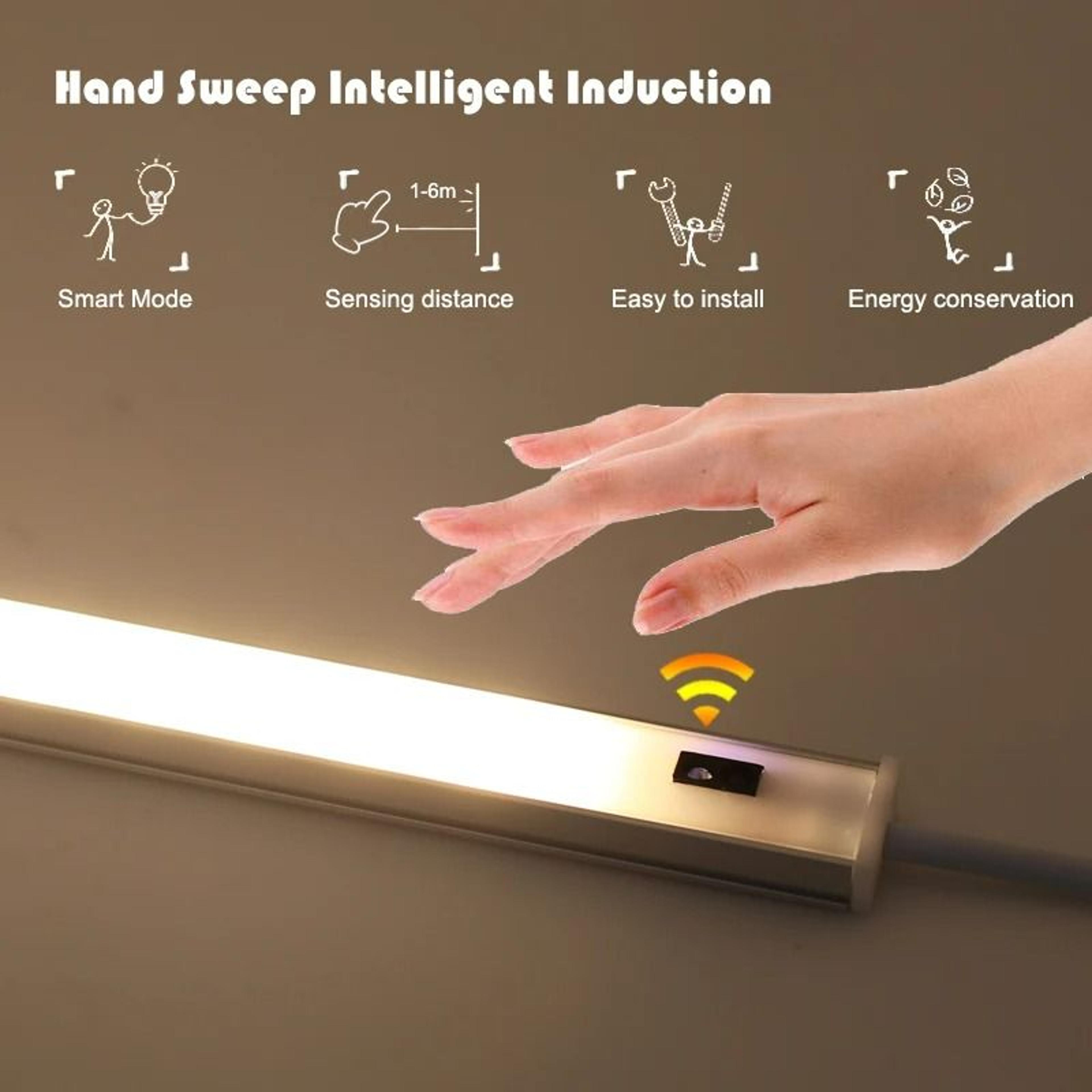 5V USB Motion Sensor LED Cabinet Light Bar 6