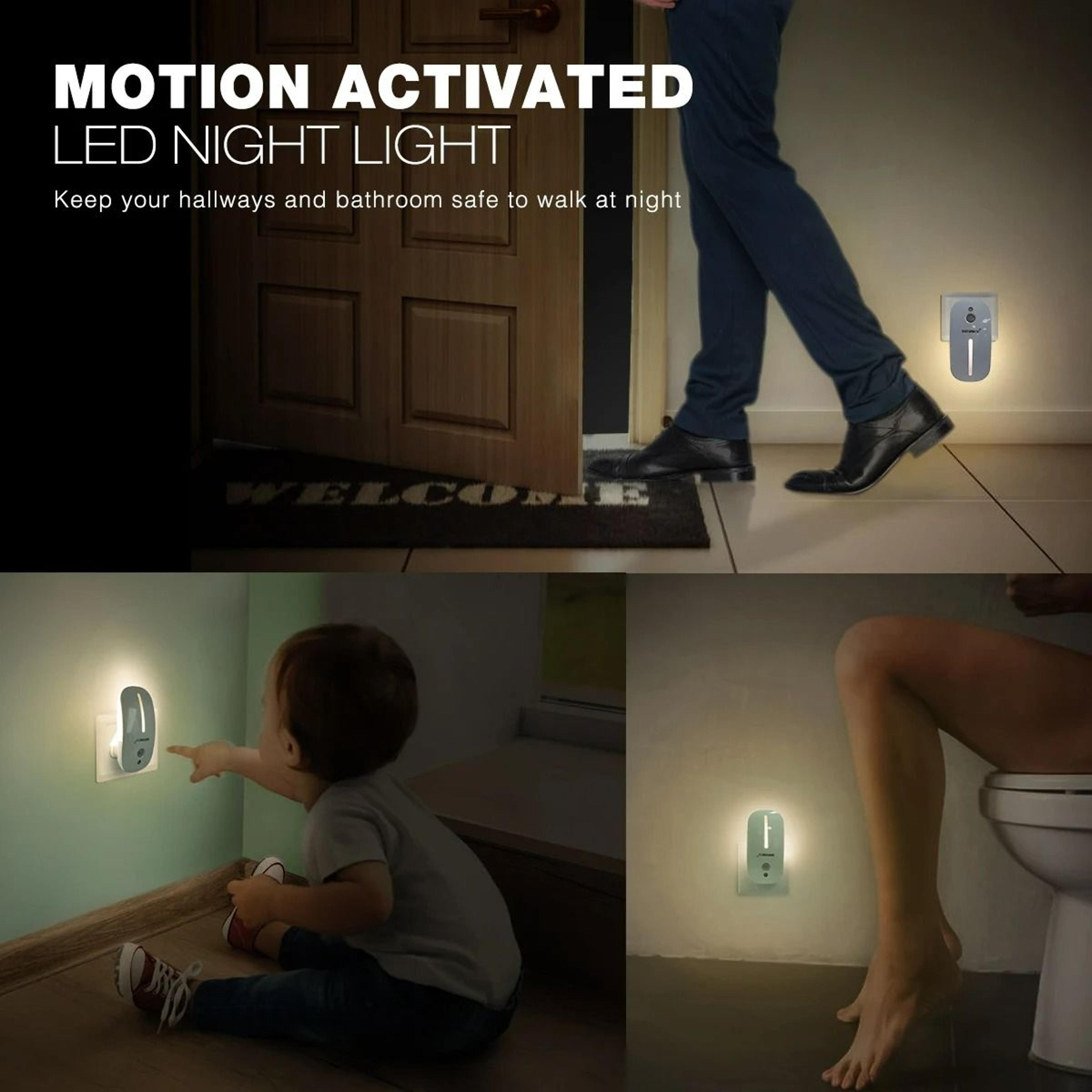DualGlow Motion Sensor LED Night Light 3