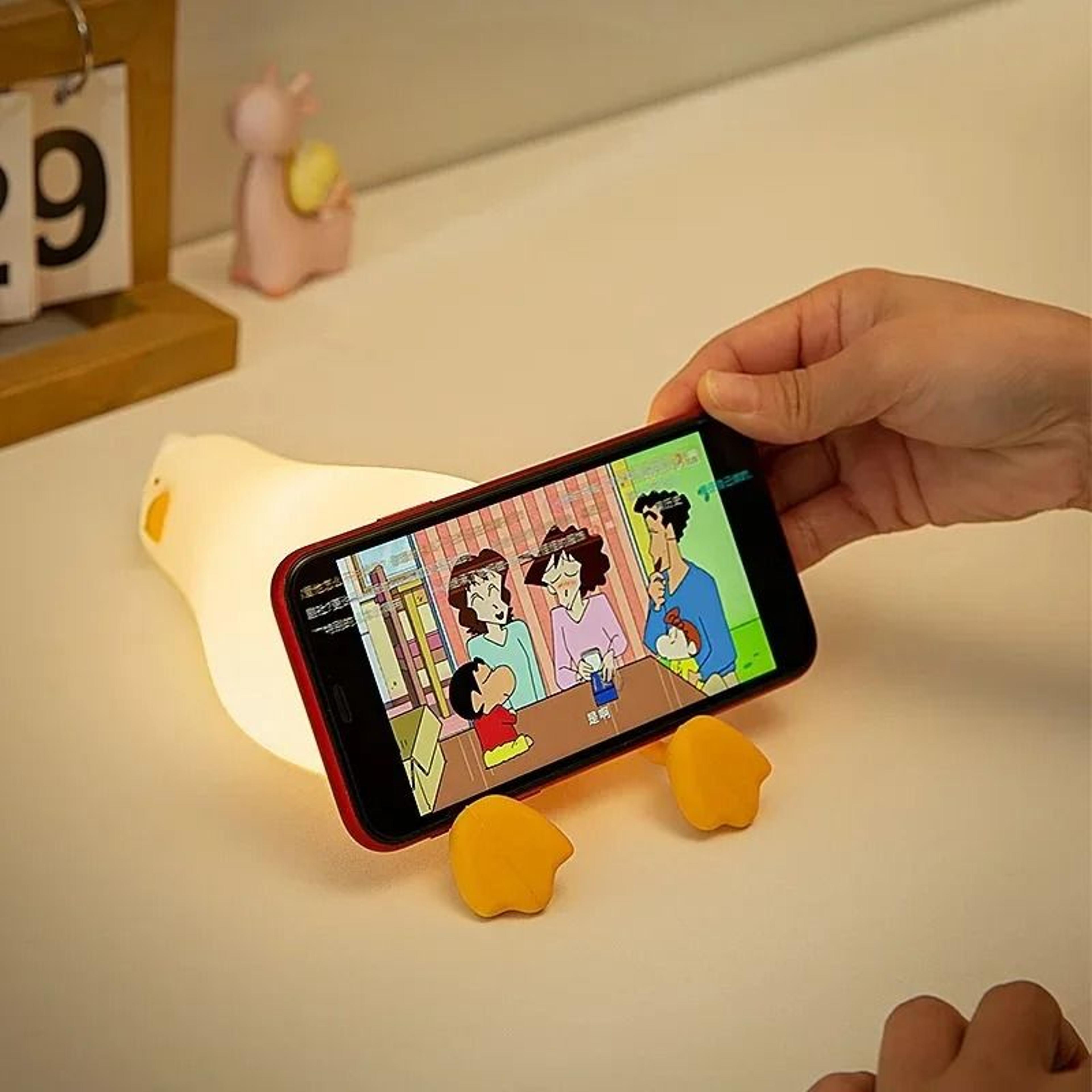 Cute Duck Silicone Rechargeable LED Night Light 2