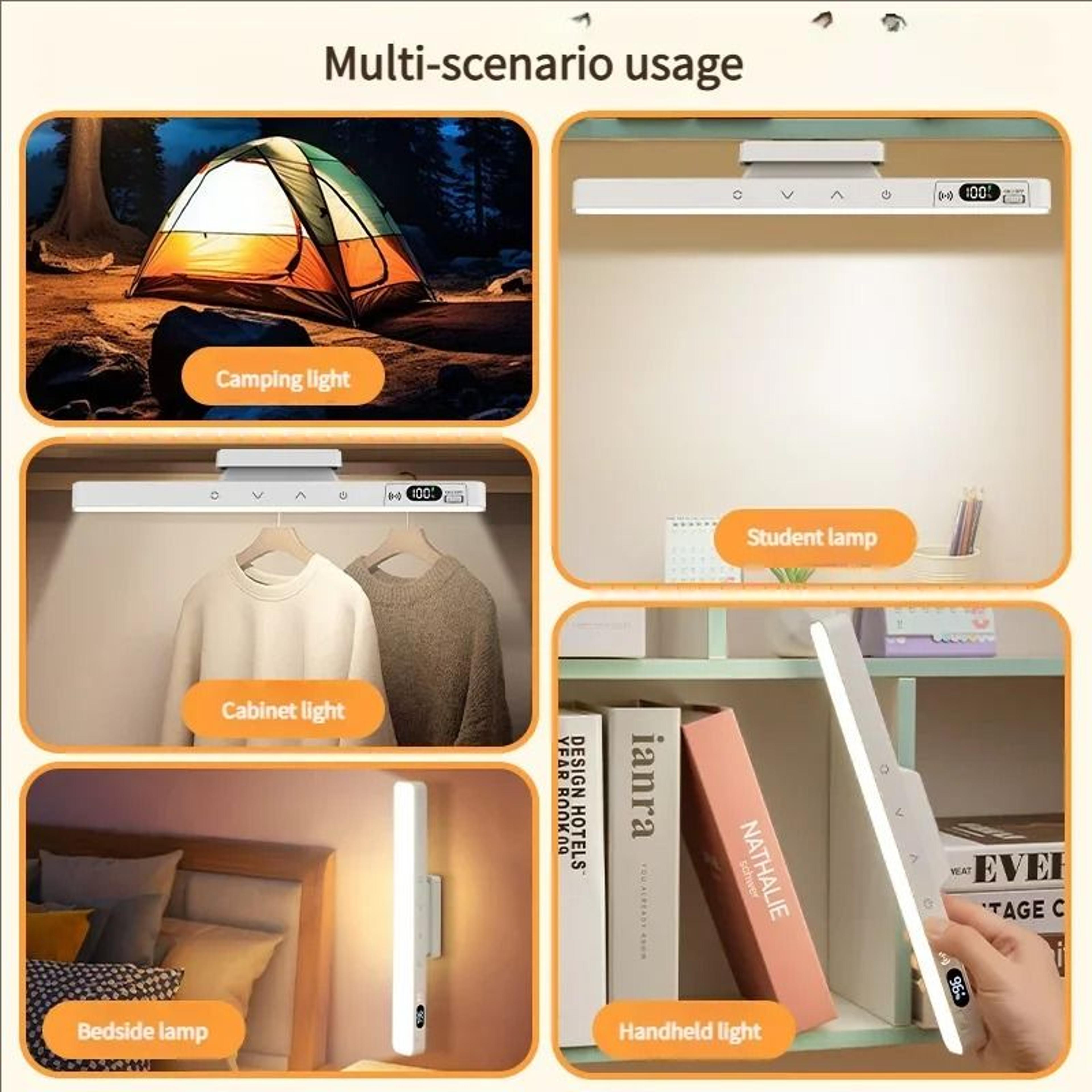 Rechargeable Magnetic Touch Control LED Desk  Cabinet Lamp 4