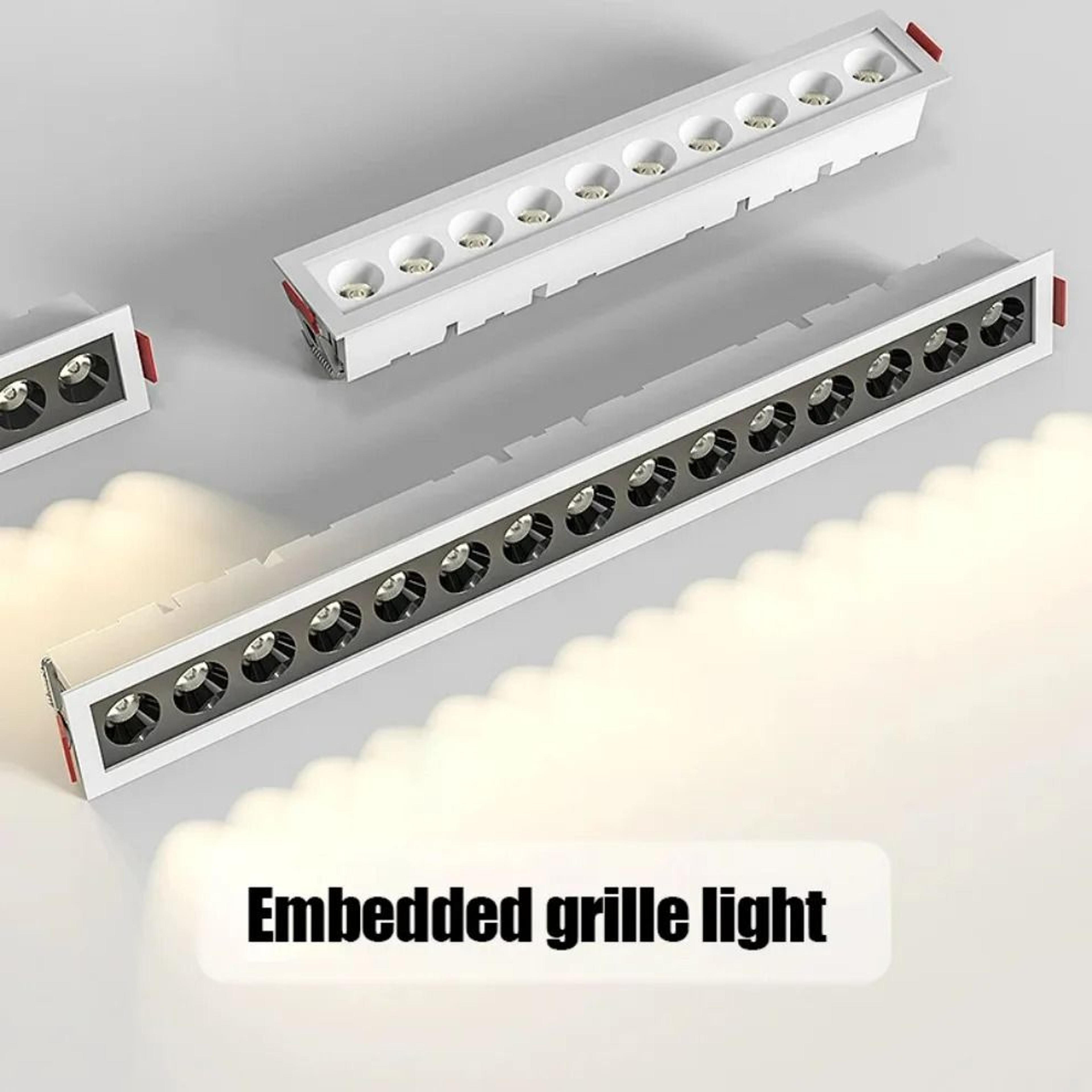 Recessed Linear LED Grille Spotlight Bar 1
