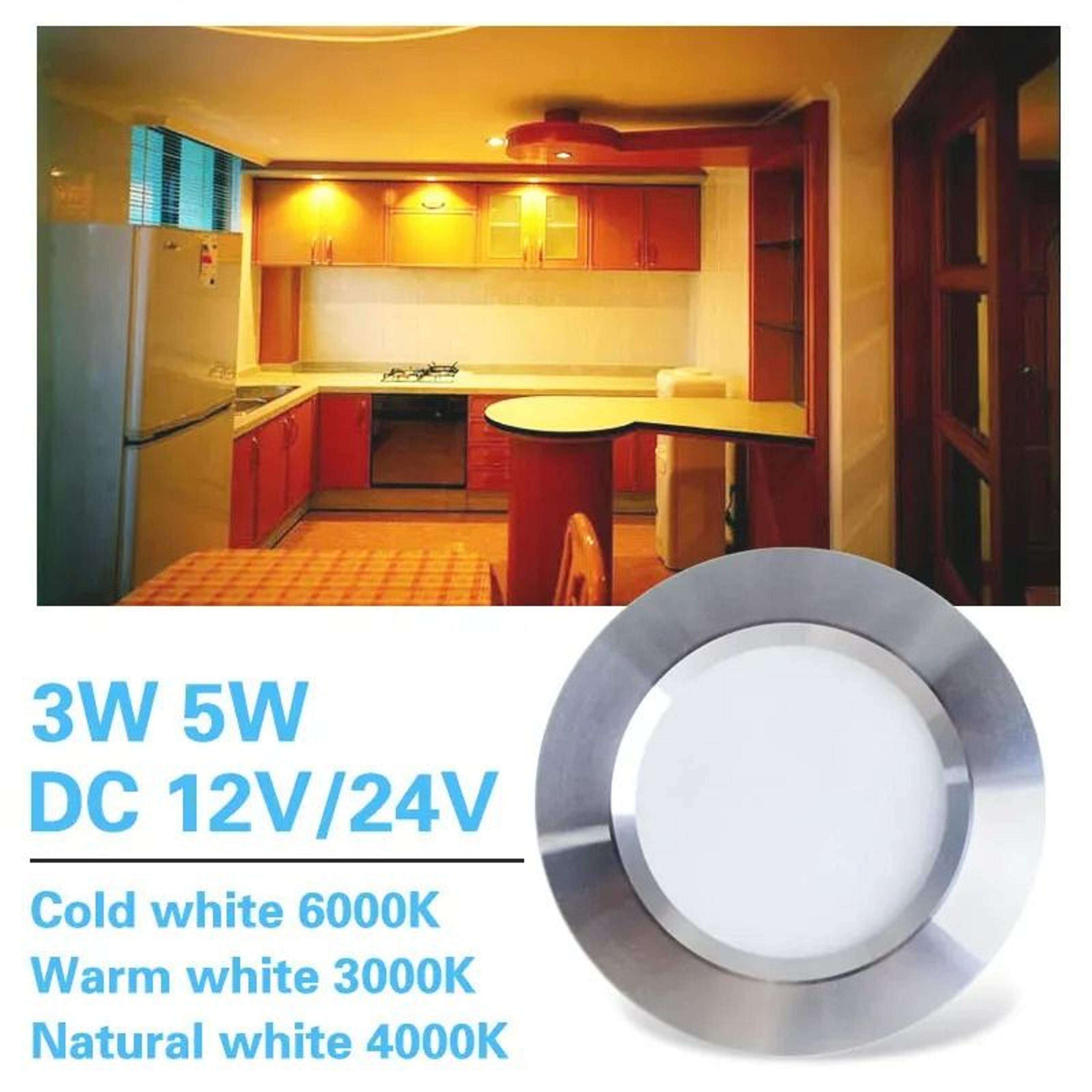 4Piece LowVoltage LED UnderCabinet Puck Light Set 2