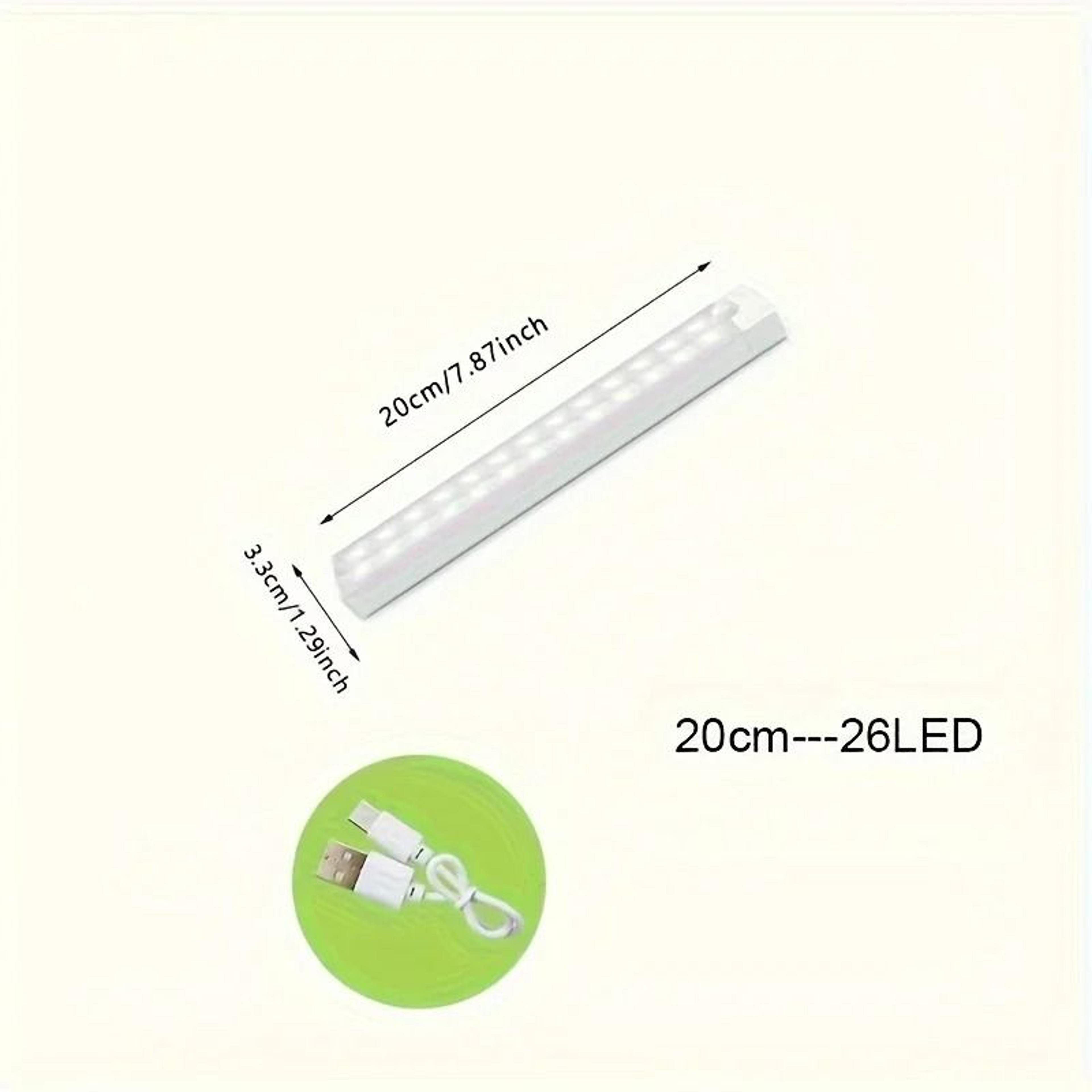 USB Rechargeable Motion Sensor LED UnderCabinet Light Bar 10