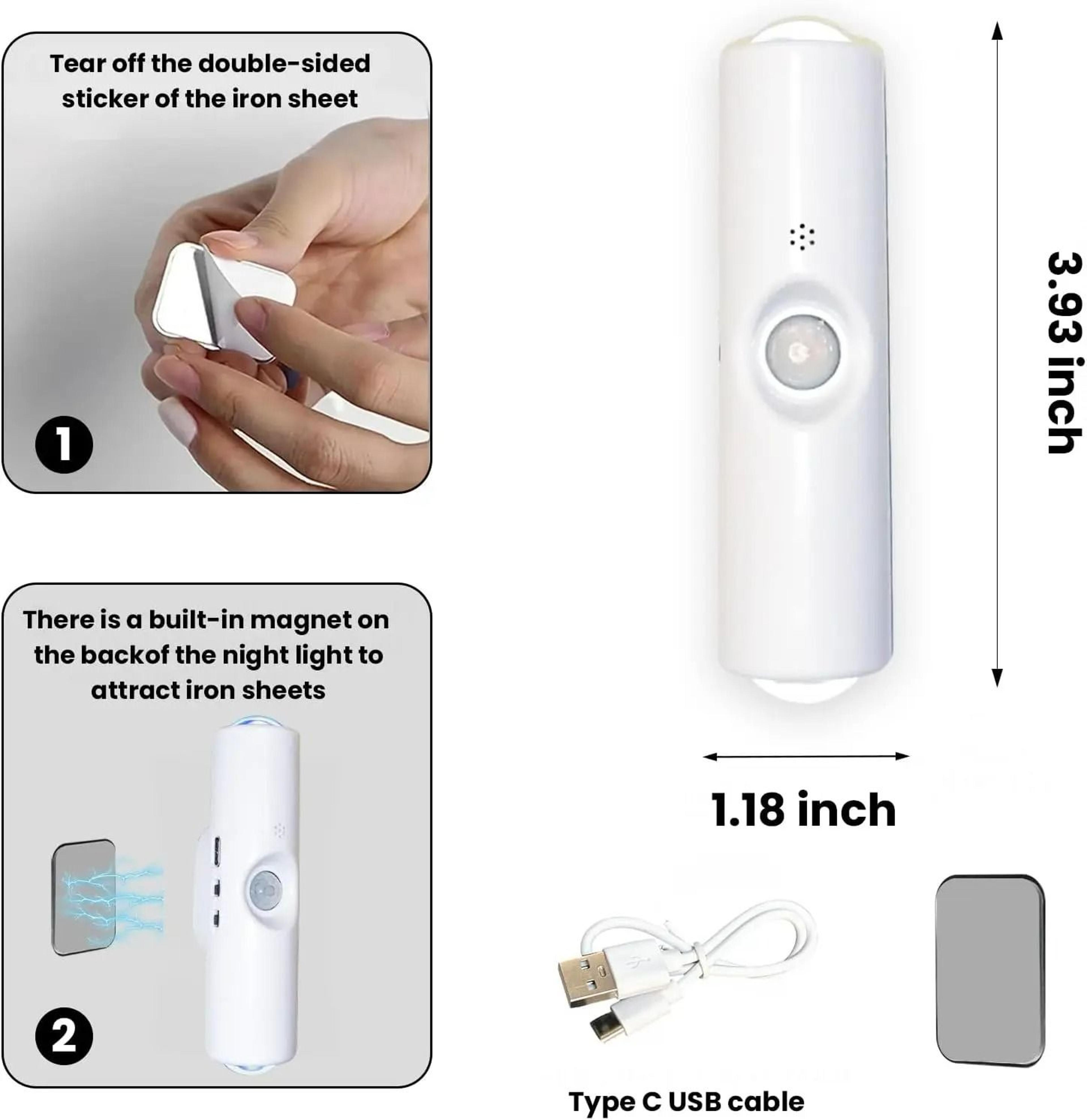 7Color Motion Sensor DoubleHeaded Magnetic Wall Light 5