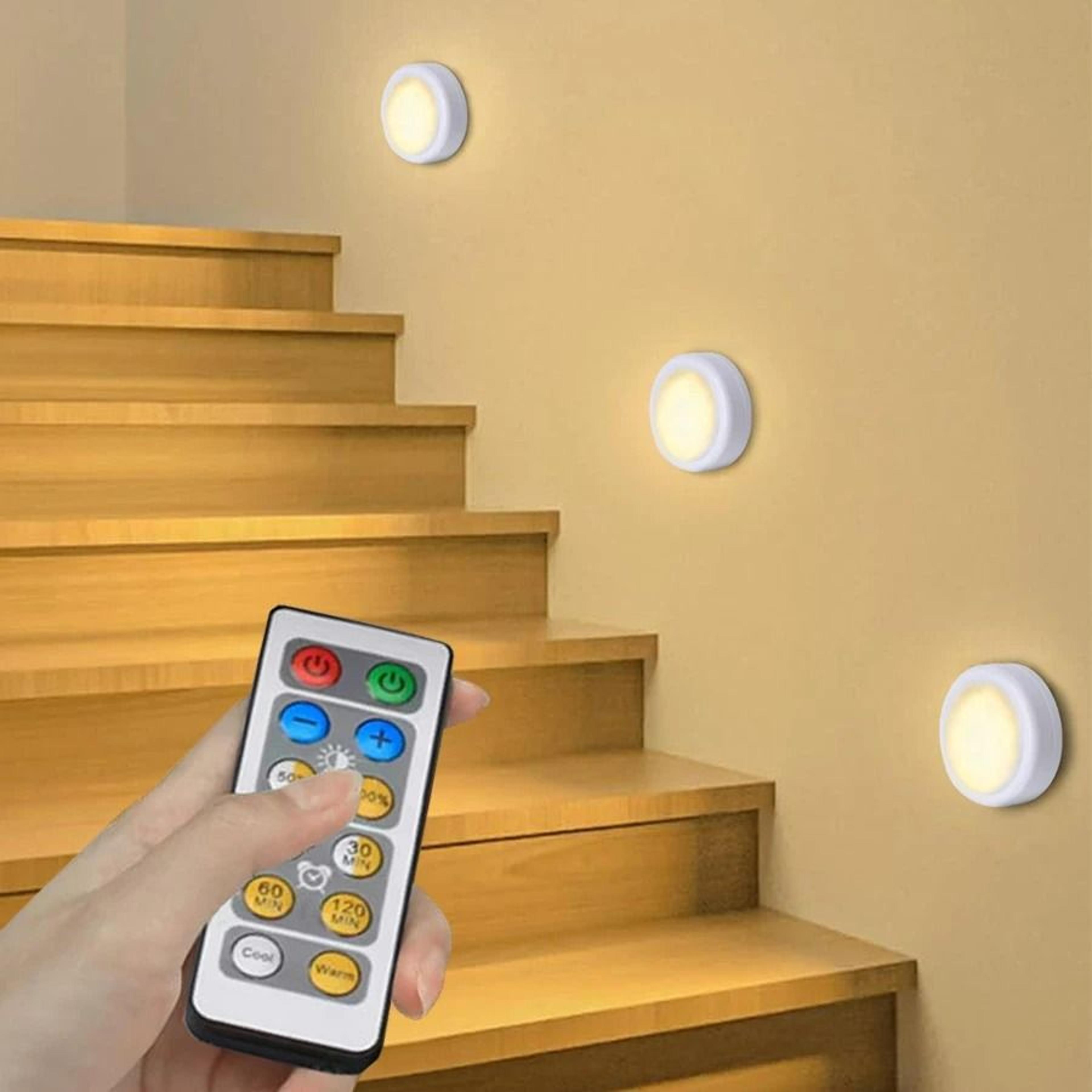 3Color Temperature Touch Dimmable Puck Light 2