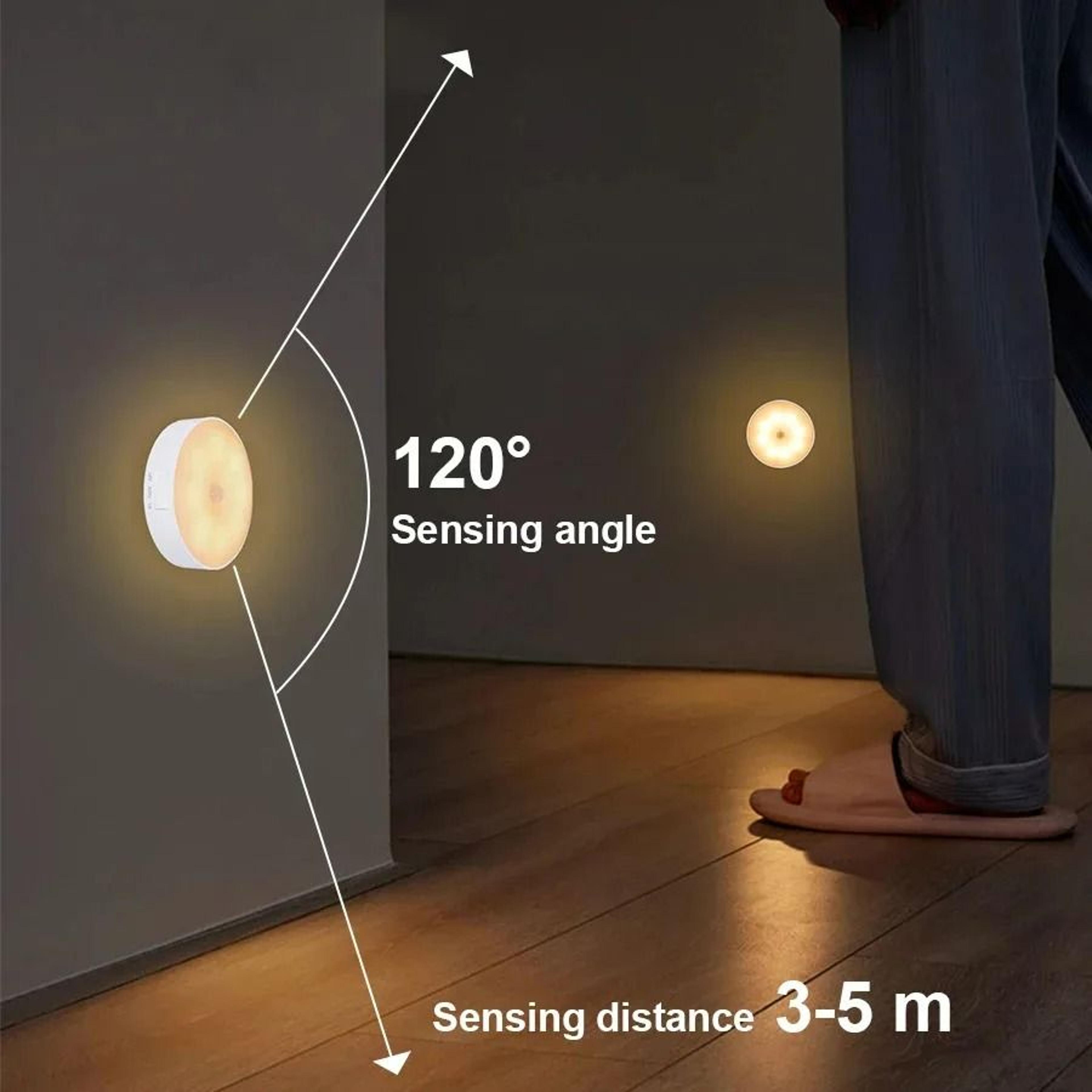 Wireless Motion Sensor LED Closet Light Rechargeable Under Cabinet Night Light 4