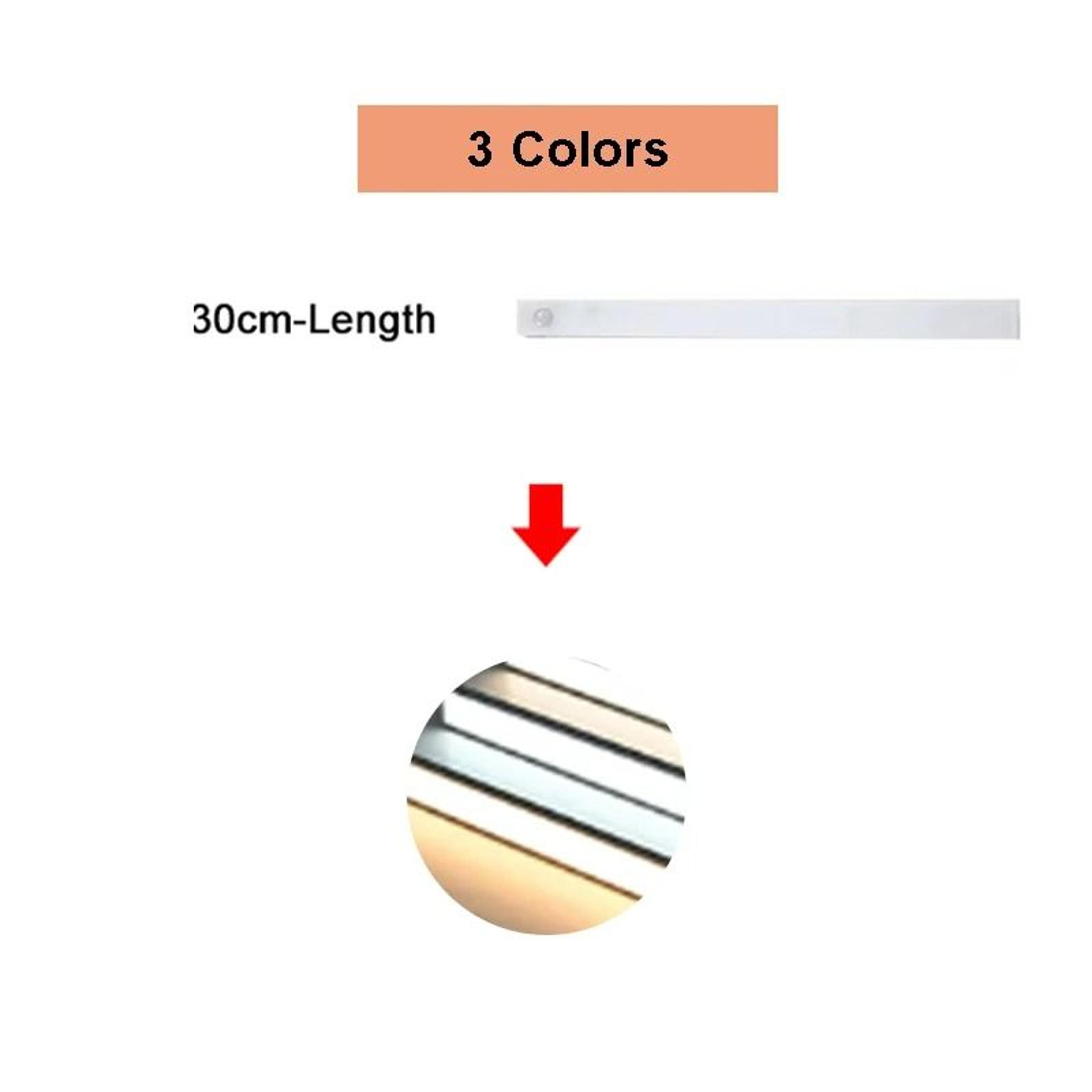 Rechargeable LED Motion Sensor Under Cabinet Light Magnetic Wall Bar Lamp 7