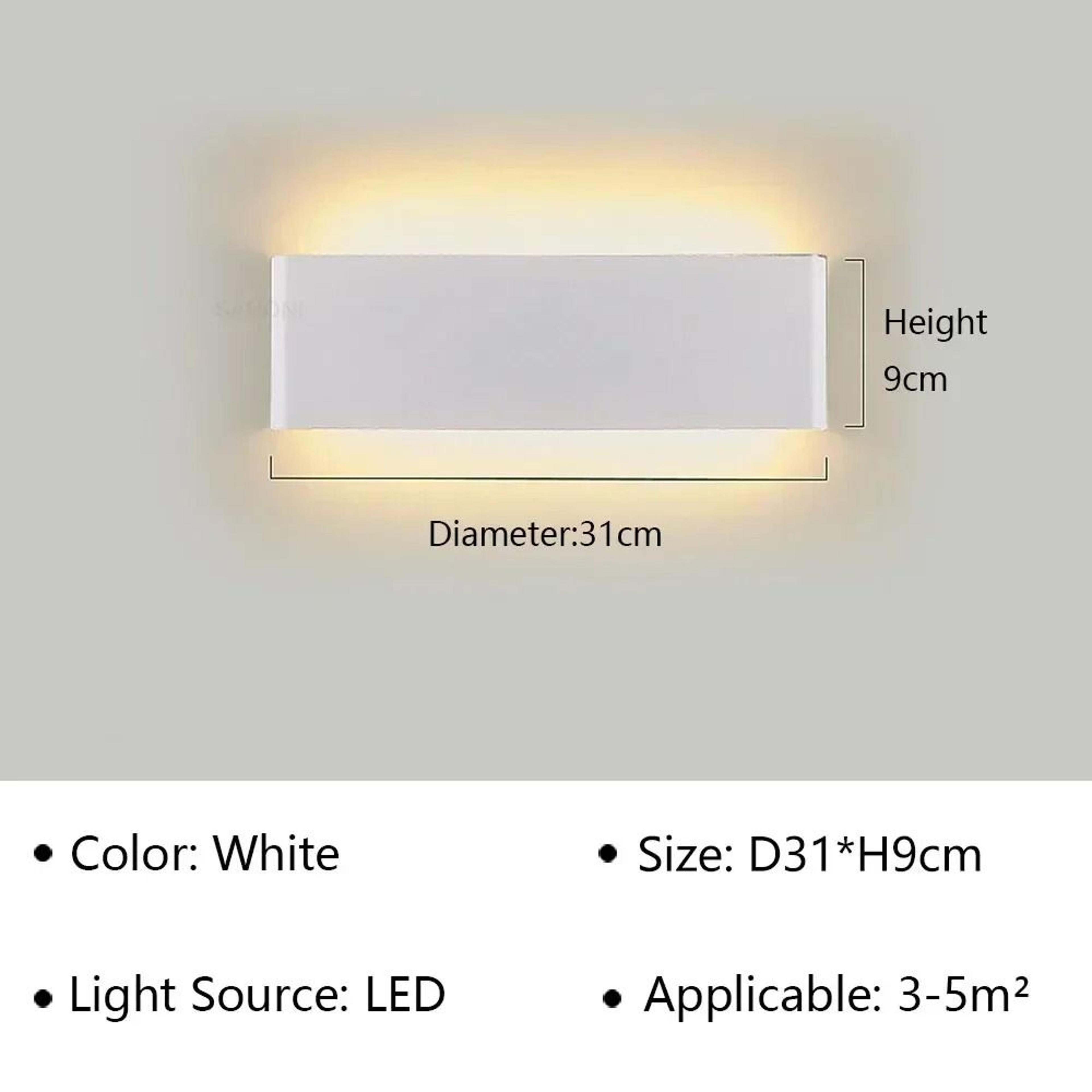 Modern LED Indoor Wall Sconce Fixture Decorative Linear Wall Lamp 11
