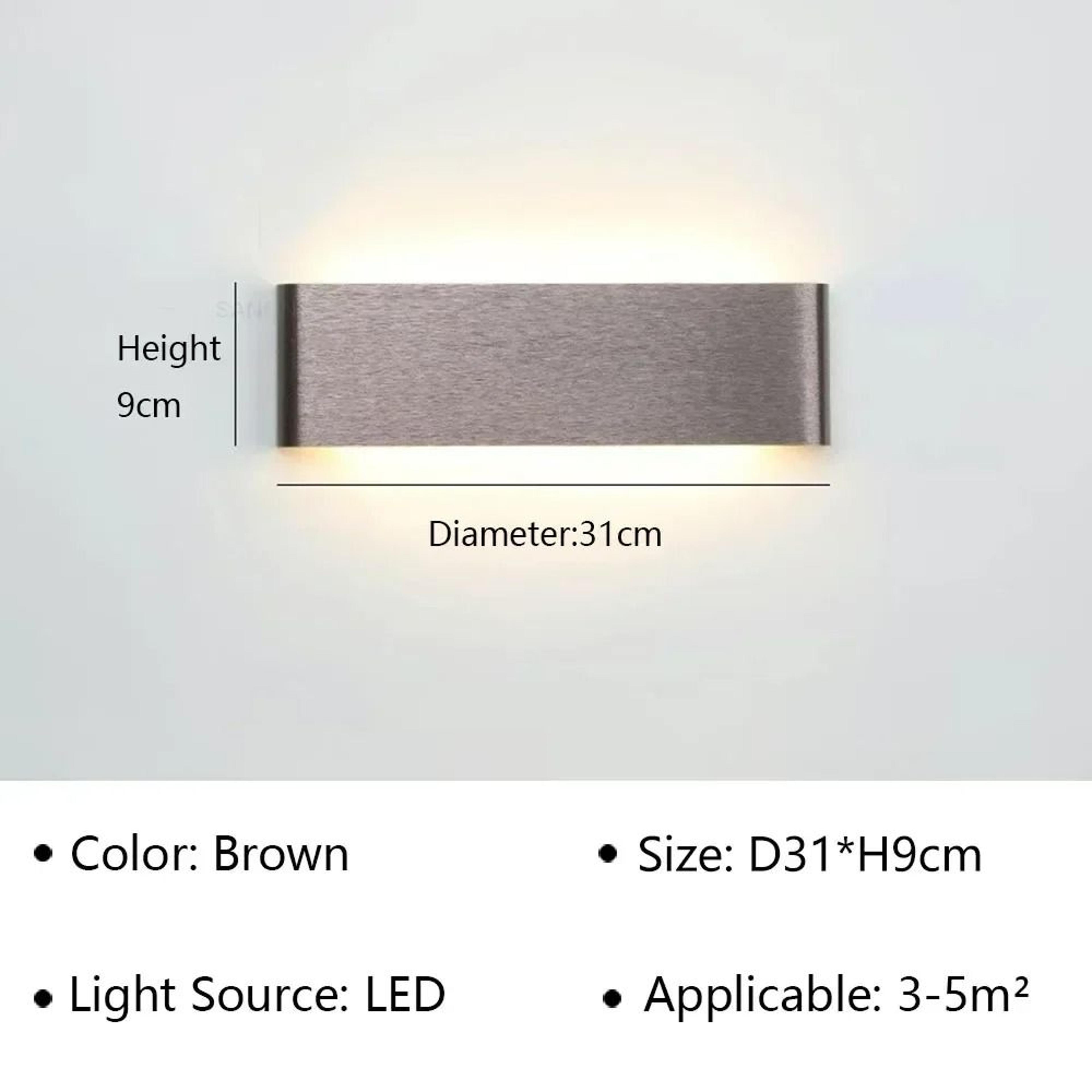 Modern LED Indoor Wall Sconce Fixture Decorative Linear Wall Lamp 14