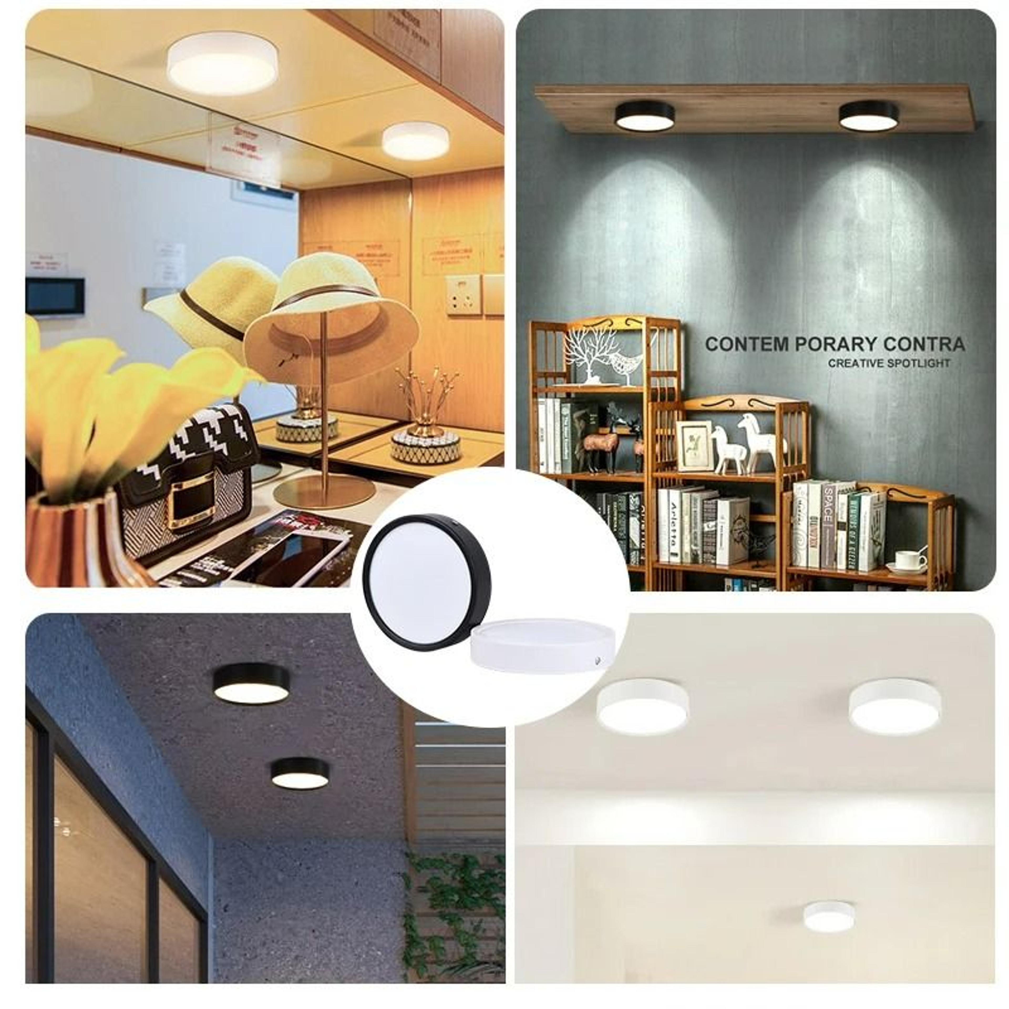 SurfaceMounted Circular LED Ceiling Spot Downlight Fixture 3