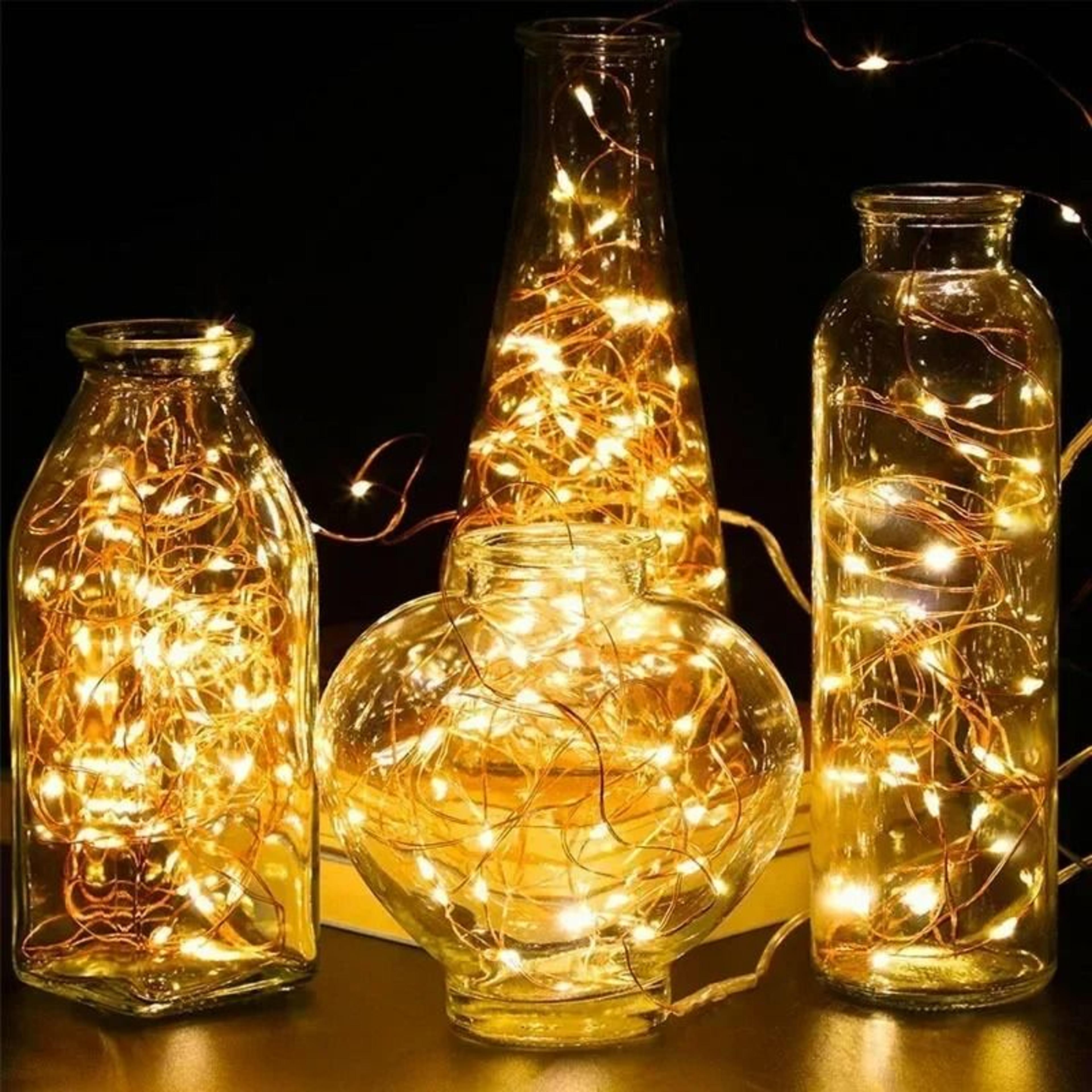 BatteryPowered Silver Wire Fairy LED Light String Garland 3