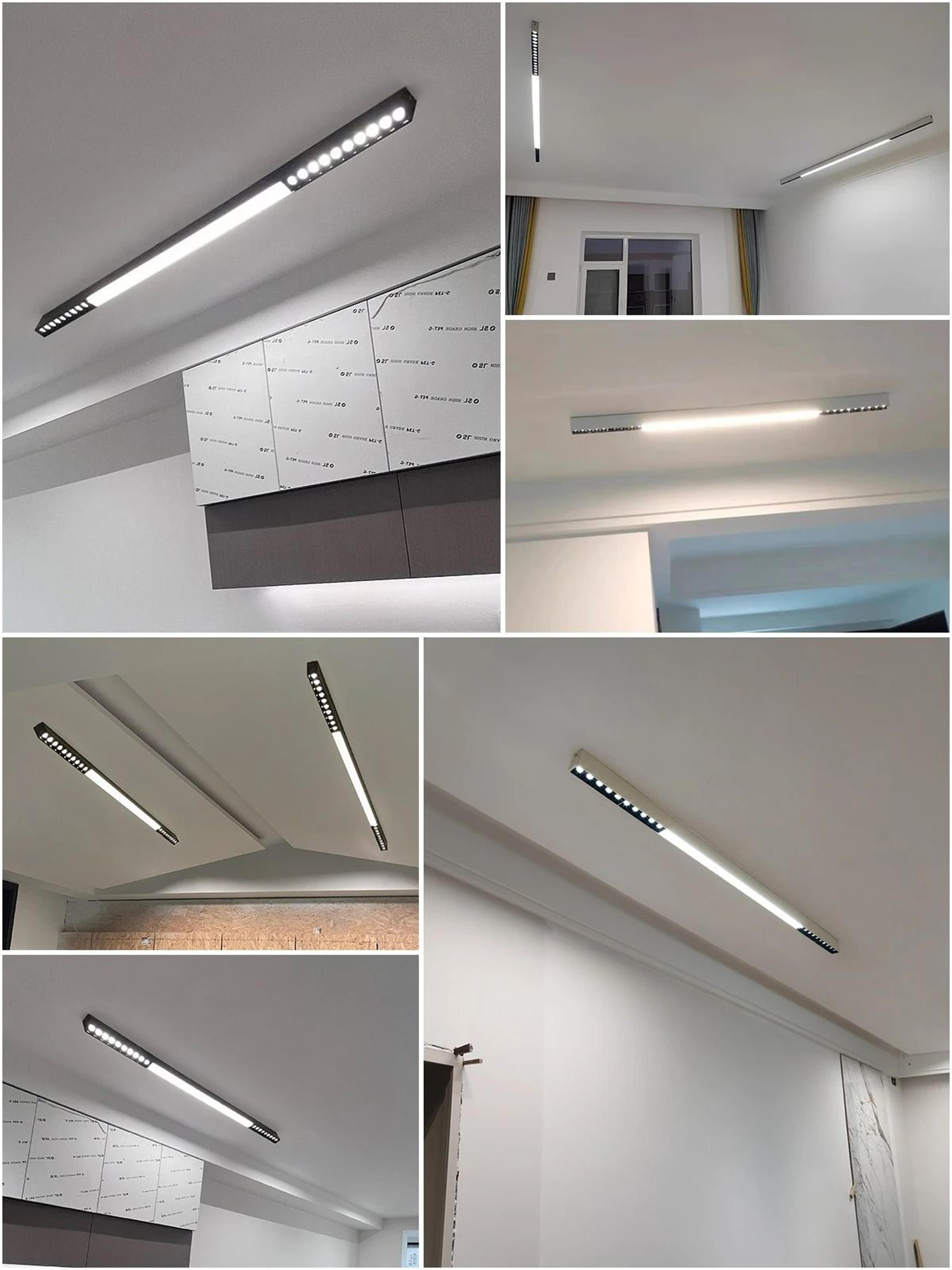 Modern Minimalist LED Linear Ceiling Lamp Fixture 4