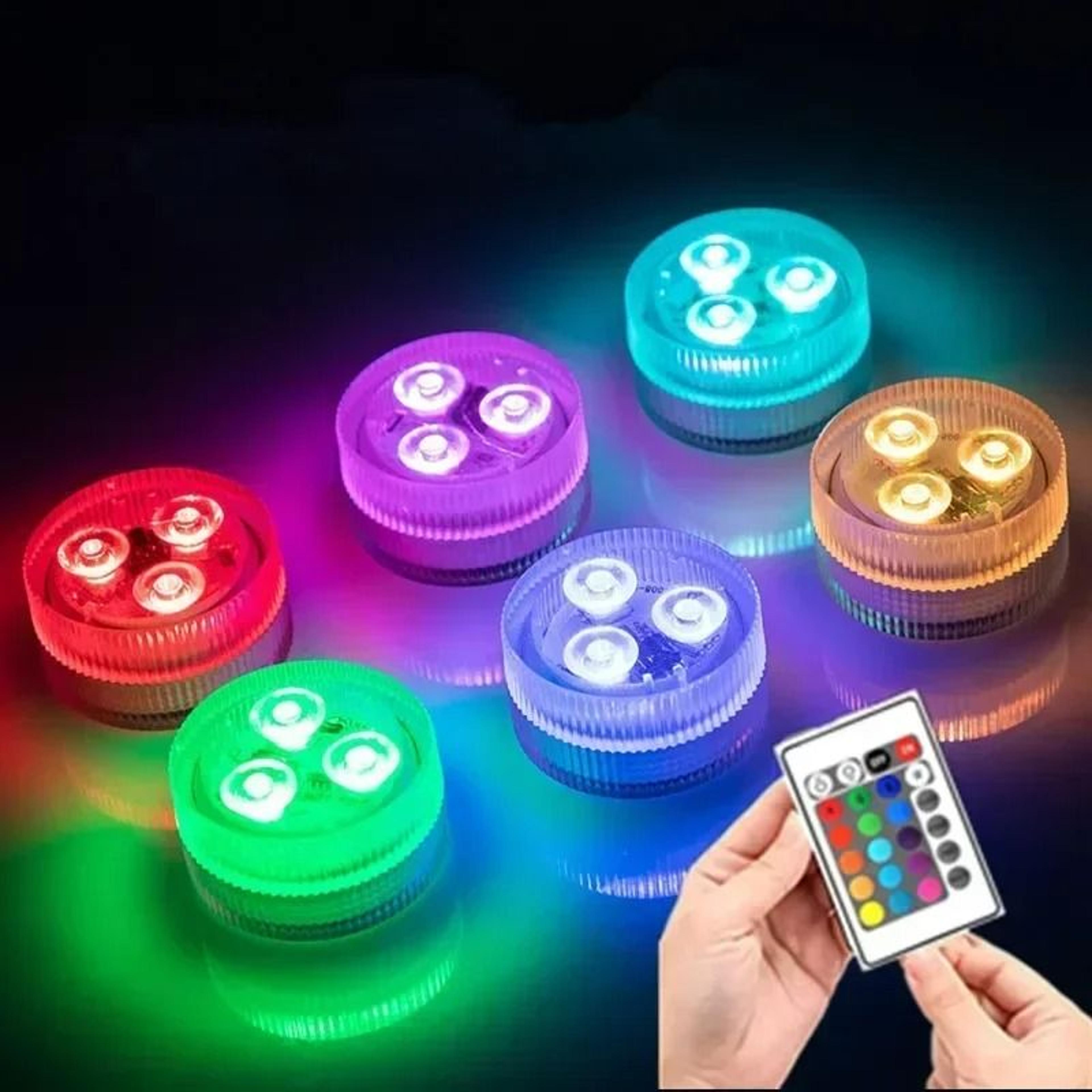 Waterproof Underwater RGB LED Light Set With Wireless Remote Control 2
