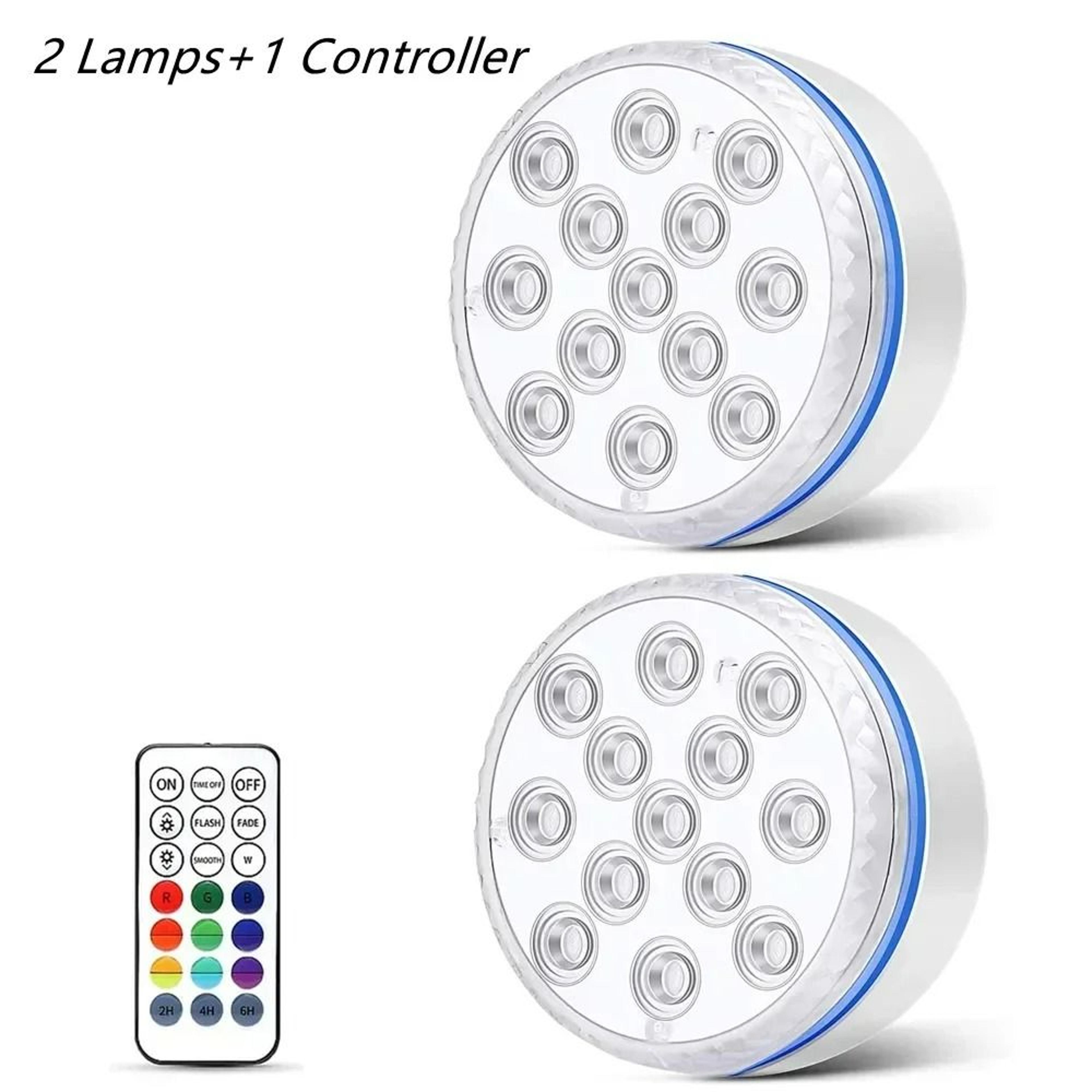 Updated Submersible 13LED Underwater Light Set With Remote Control 8