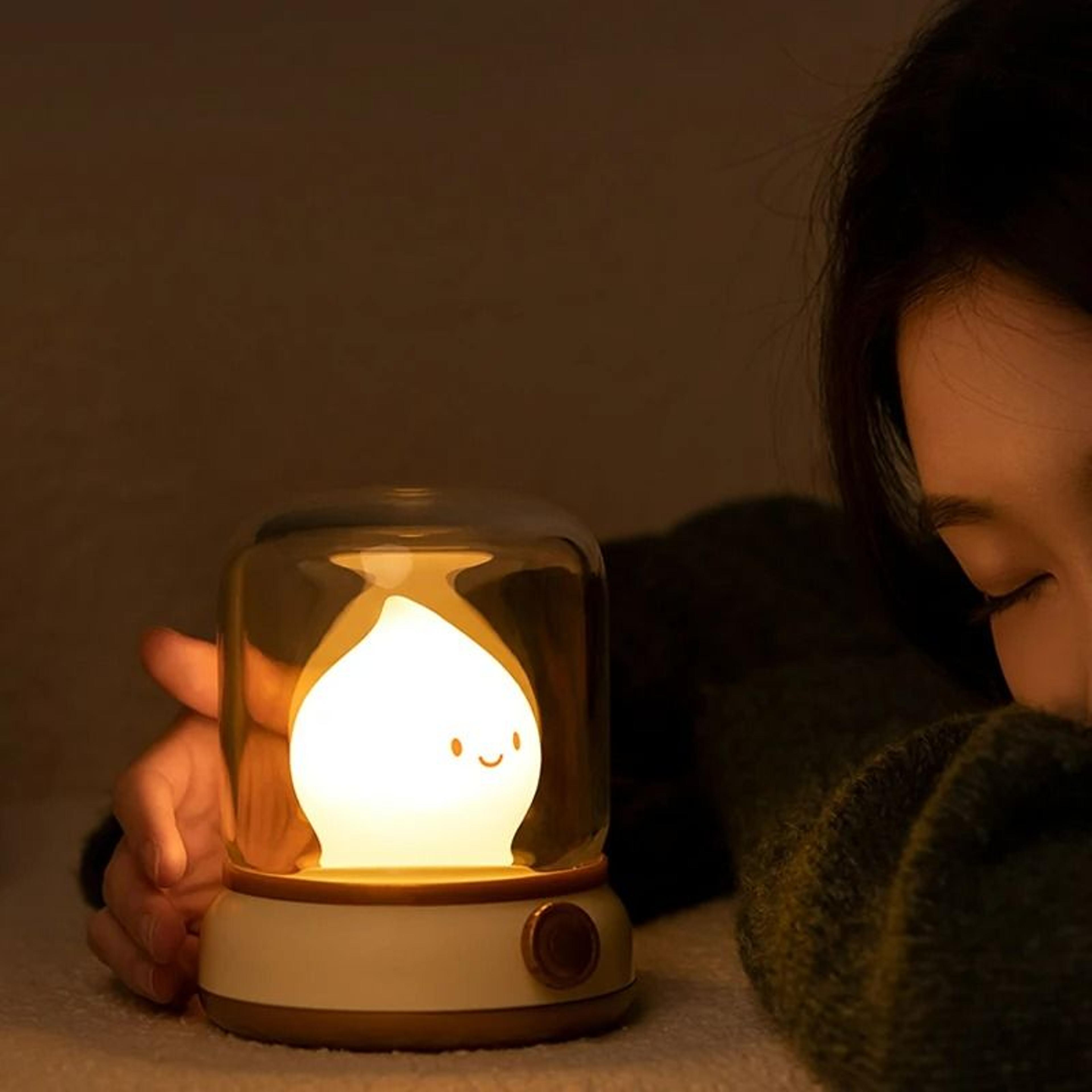Mini Desktop USB Rechargeable Cute Cartoon LED Lamp 3