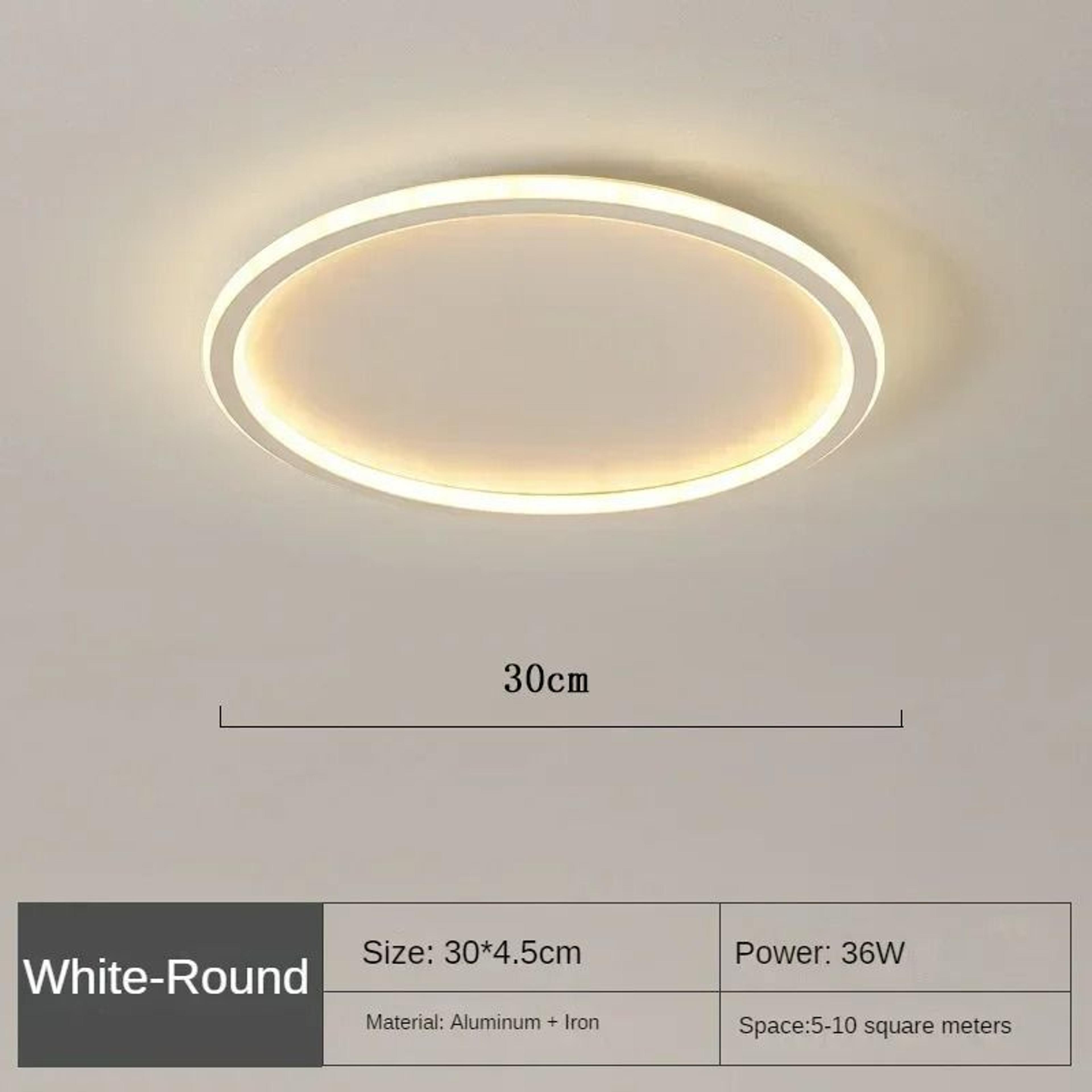 Nordic Minimalist Circular LED Ceiling Light Fixture 11