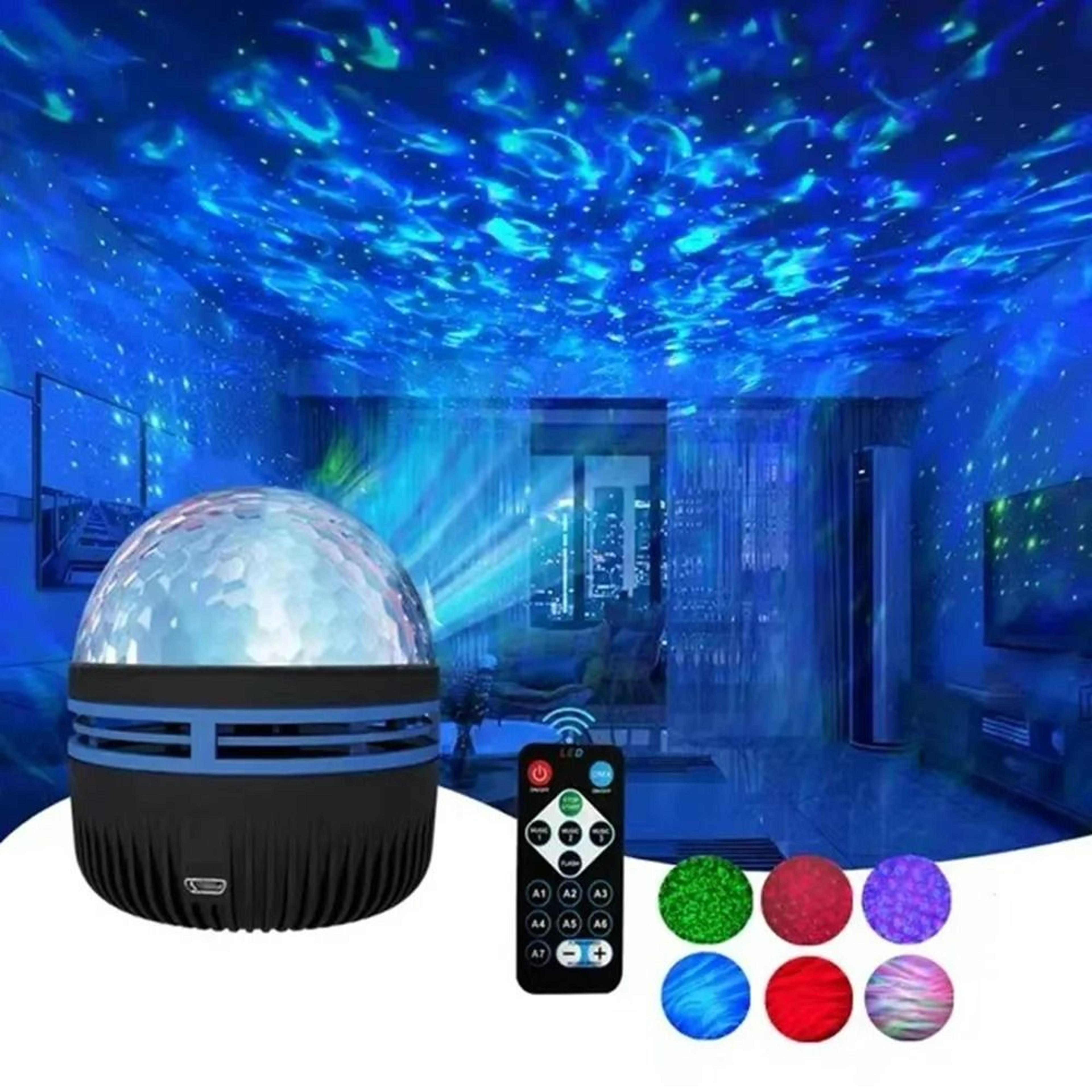 360 Rotating USB Aurora Galaxy Projector With Remote Control 7