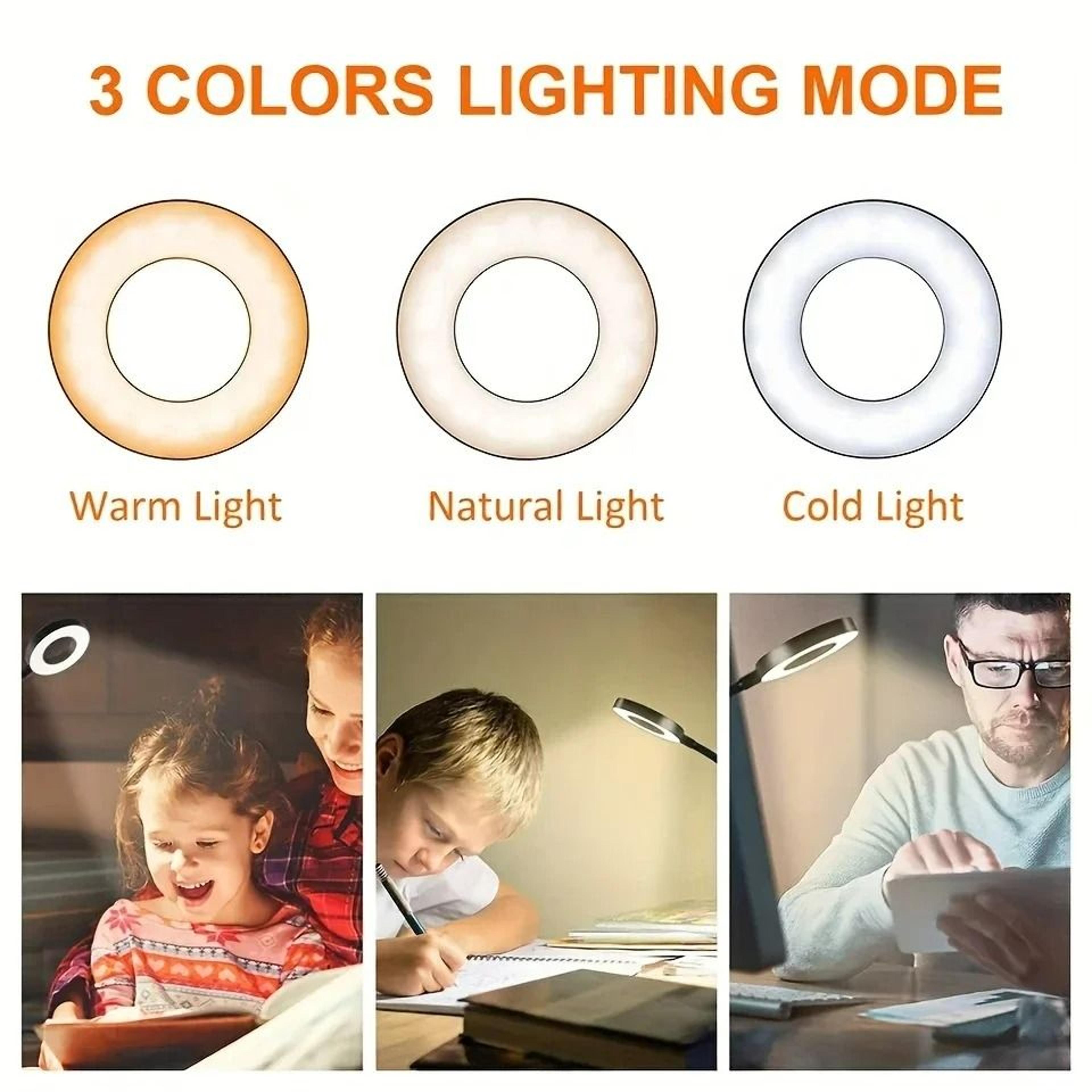 LED Clip Light With Flexible 360 Gooseneck 3