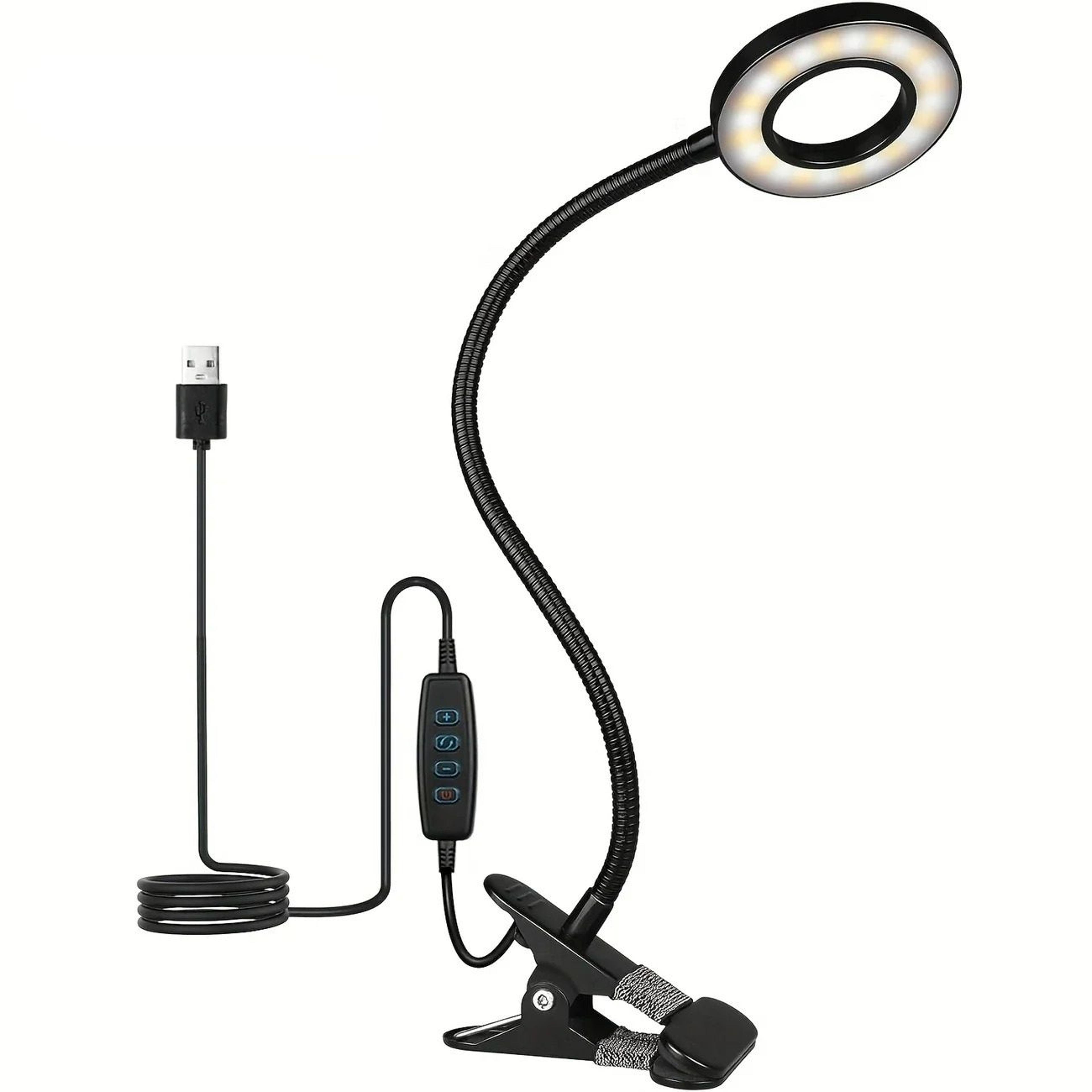 LED Clip Light With Flexible 360 Gooseneck 0