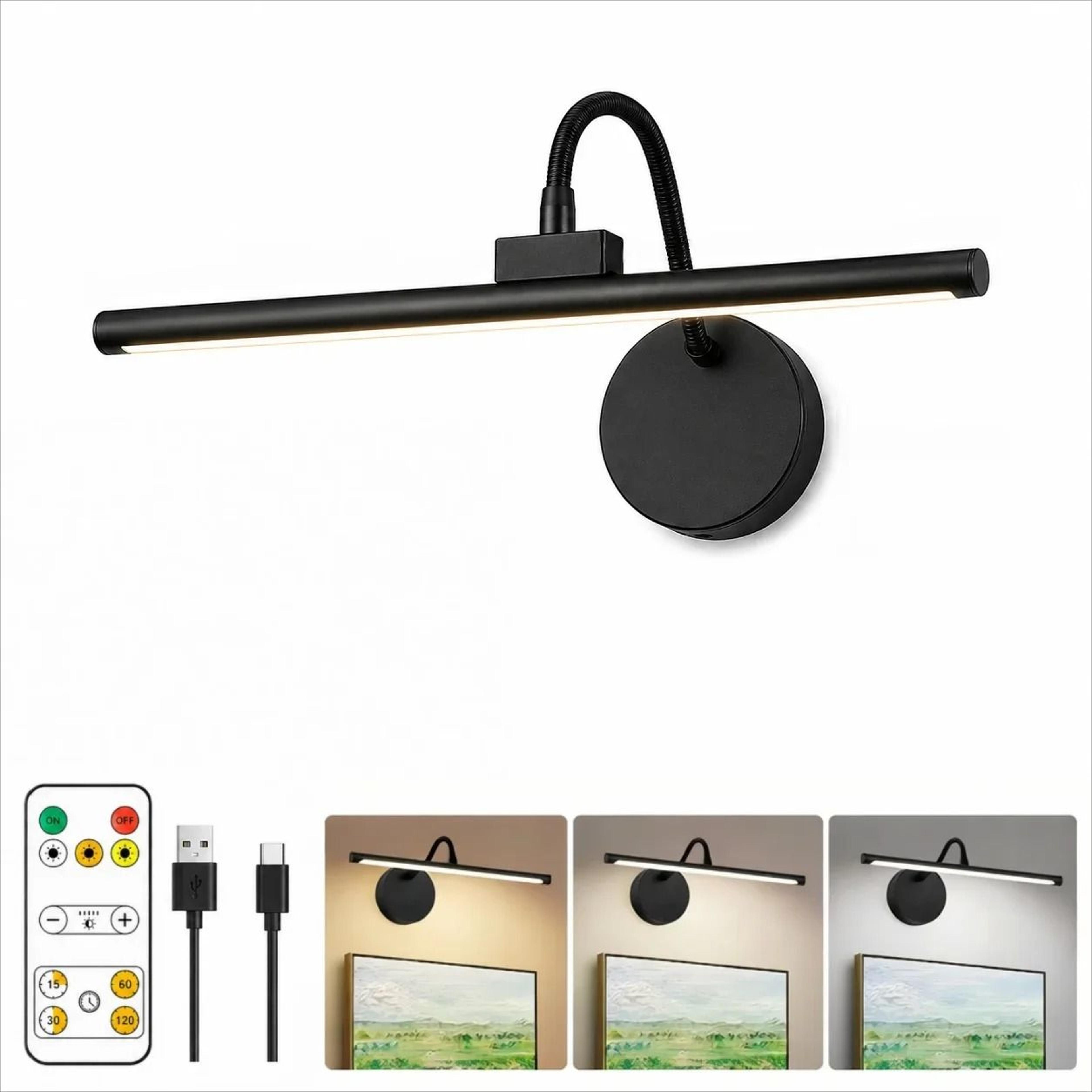 LED Wireless Picture  Artwork Light With Remote 6