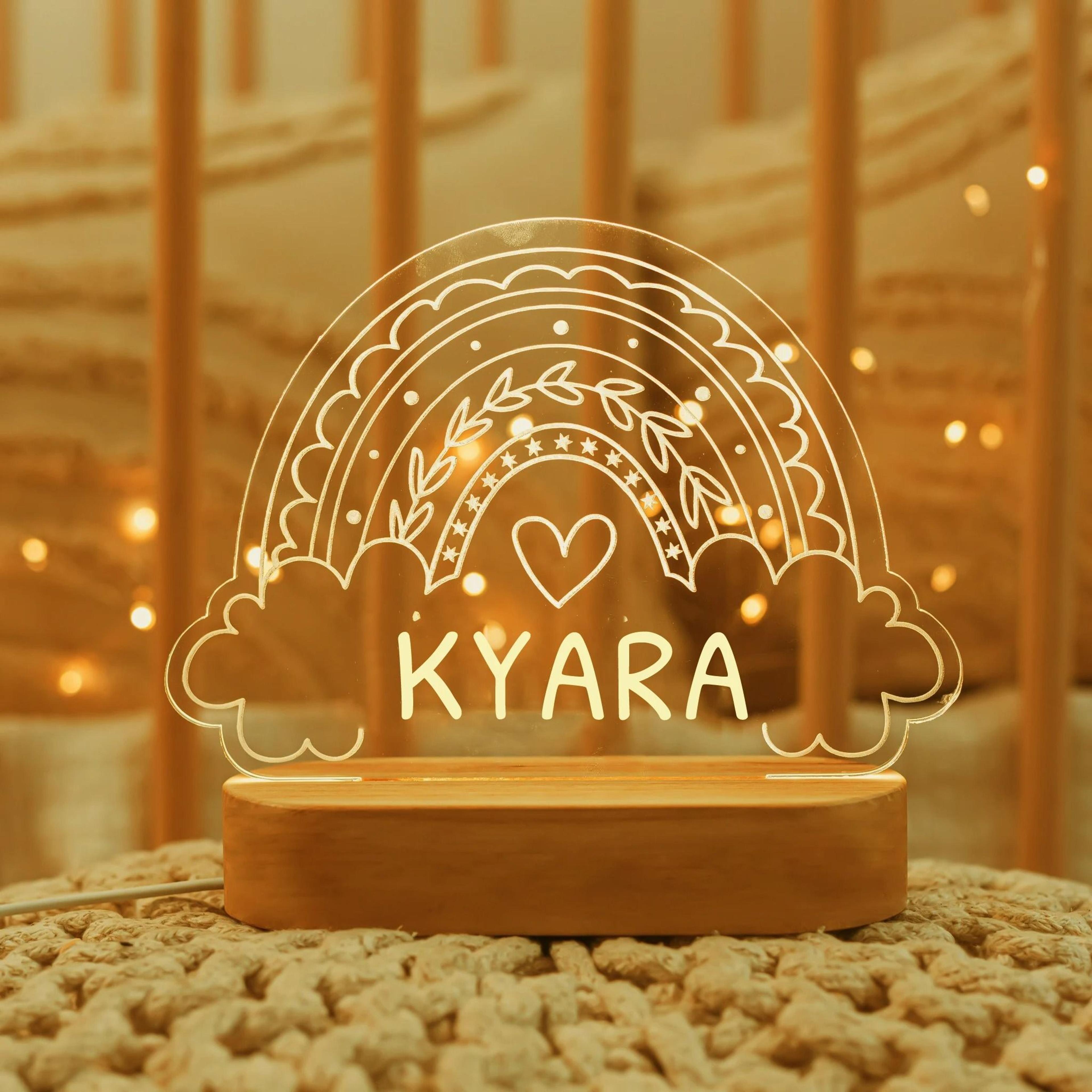 Personalized Children Name LED Night Light 2