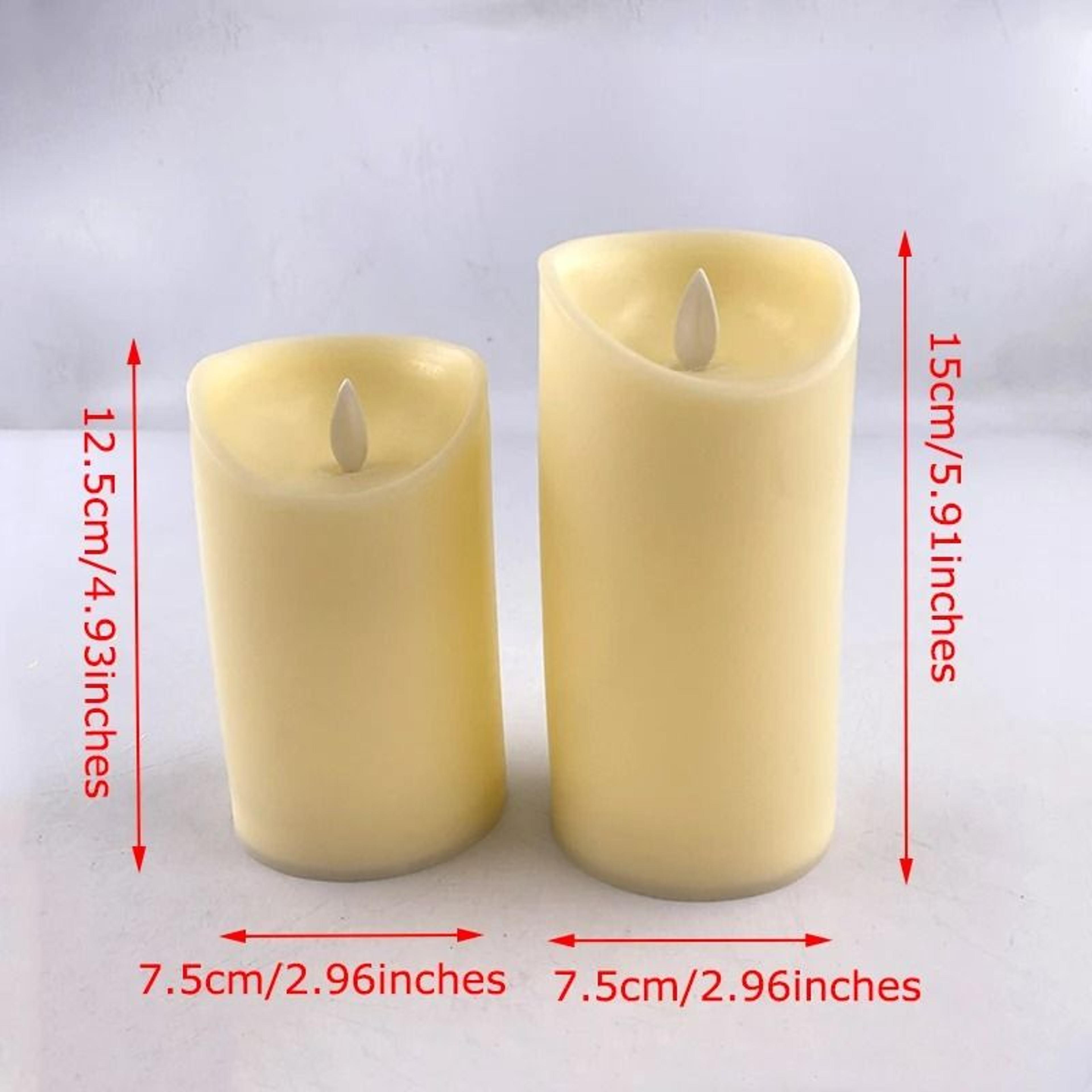 Moving Wick LED Flameless Candle With Dancing Flame 6