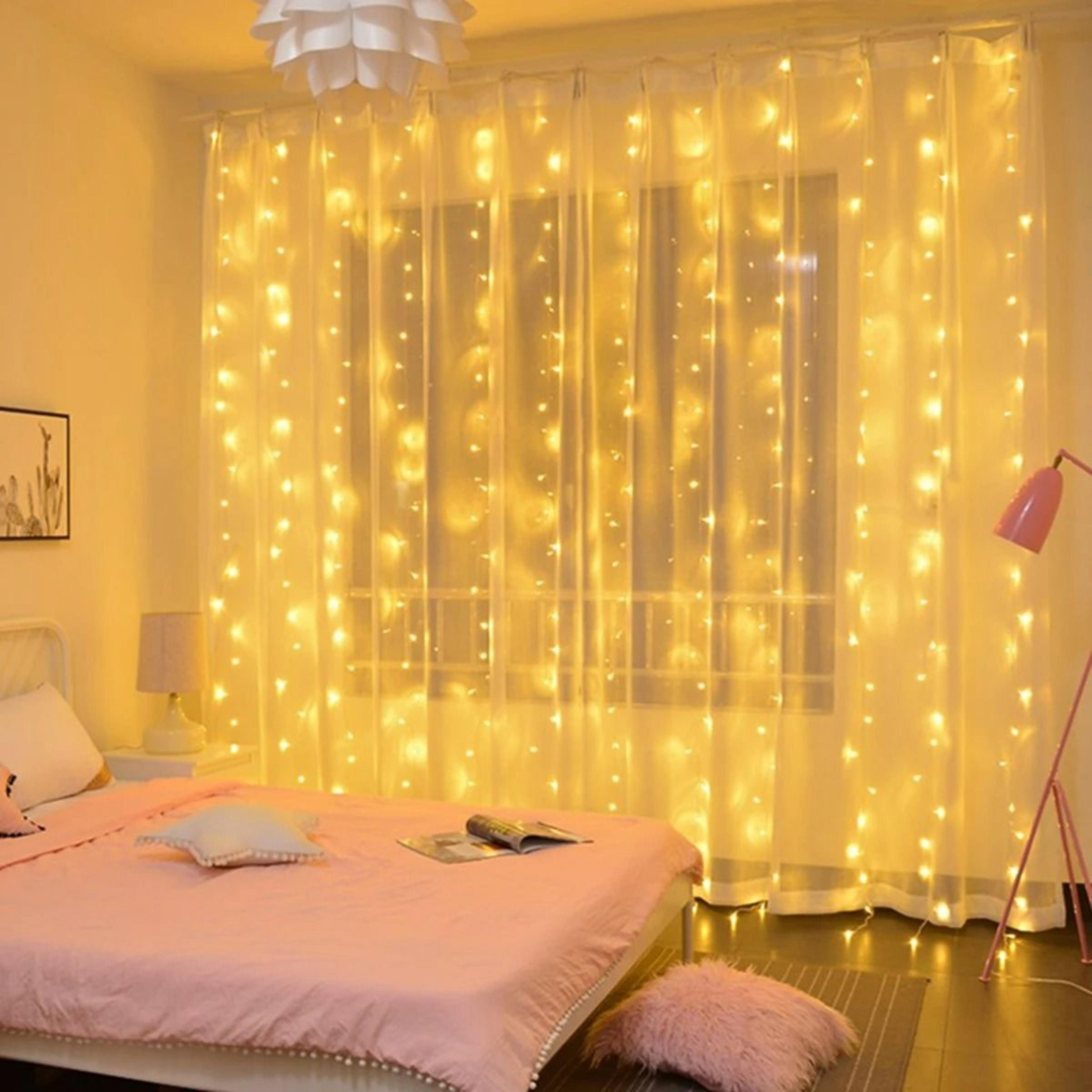 USB LED Festoon Curtain String Lights 3