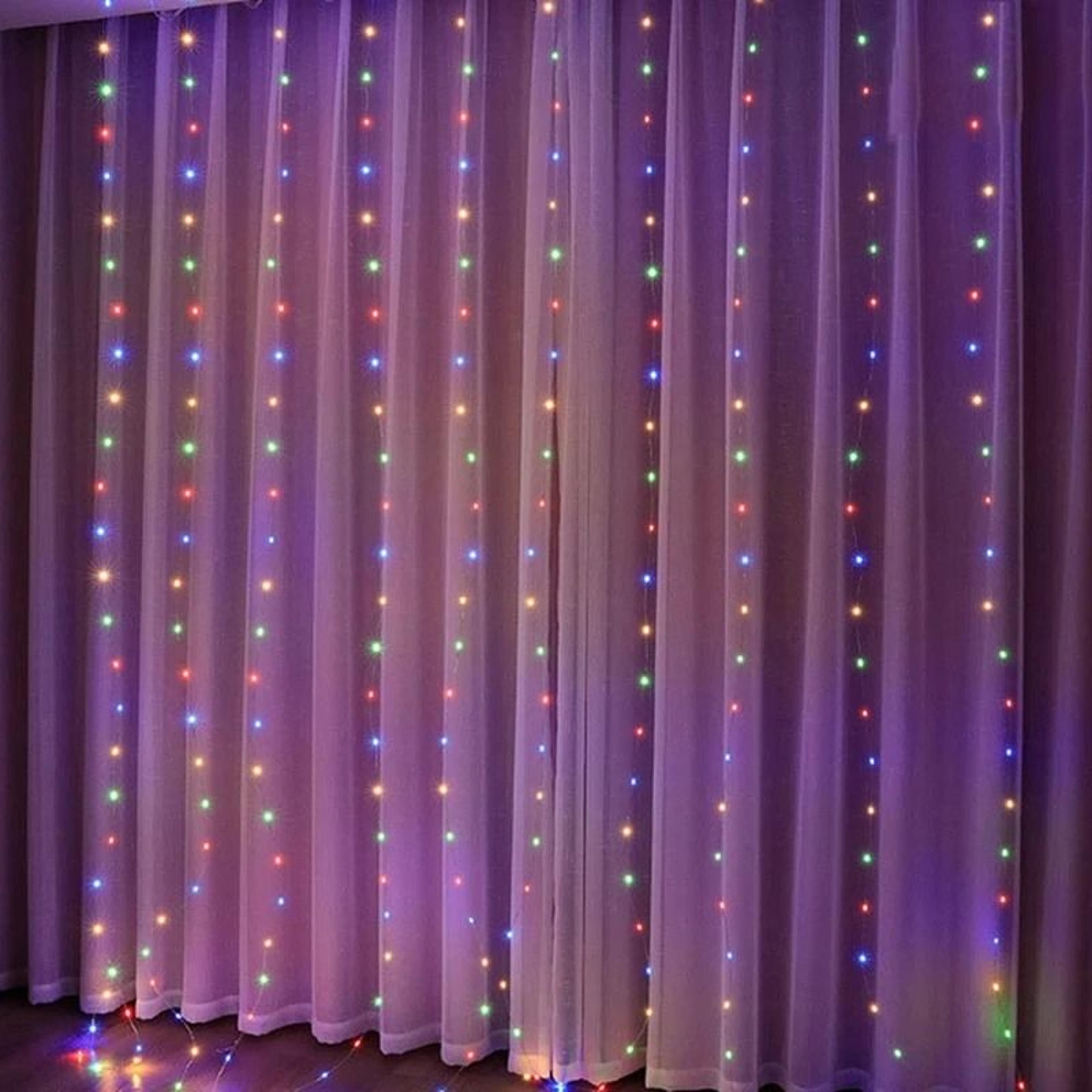 USB LED Festoon Curtain String Lights 9