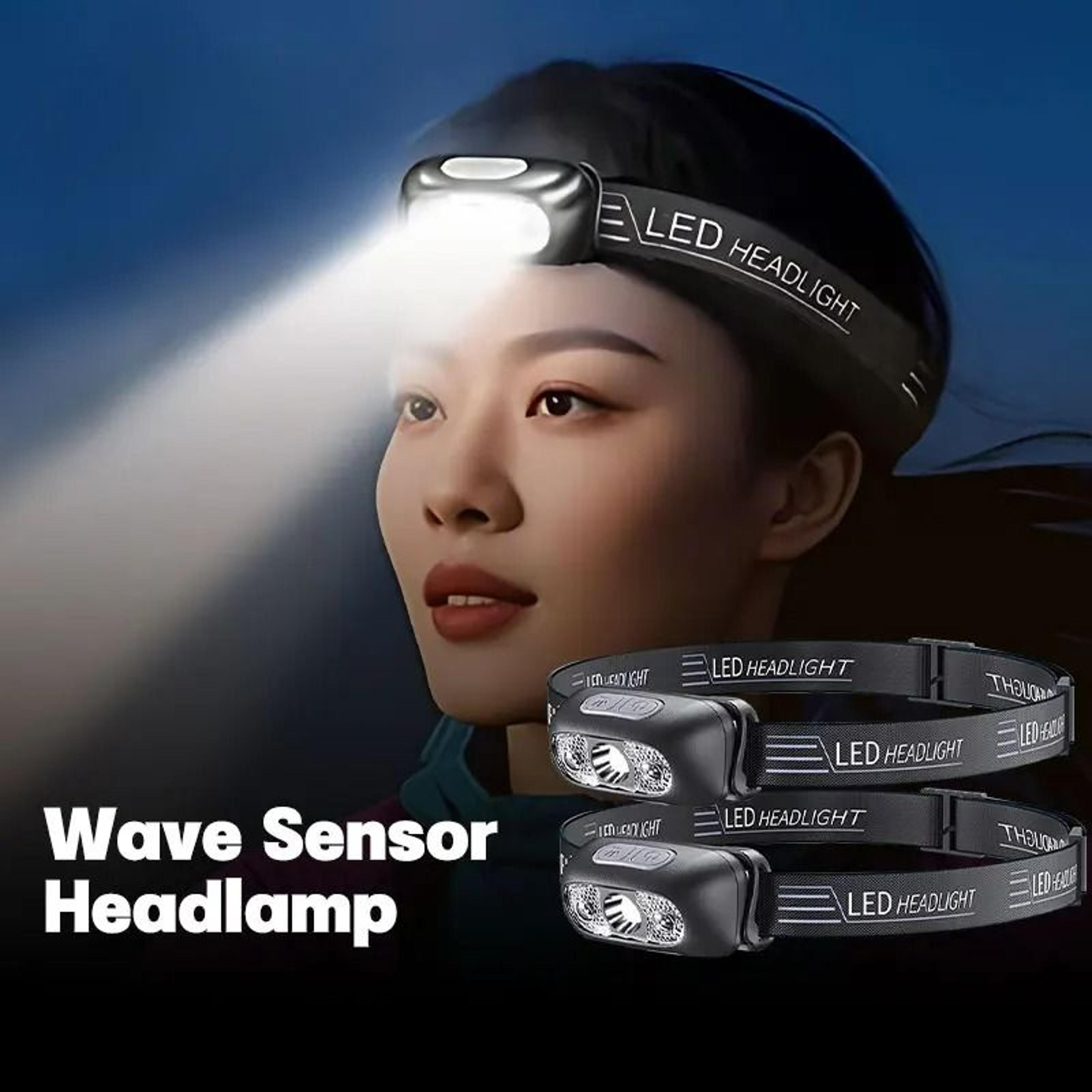 Rechargeable HandsFree LED Sensor Headlamp 1