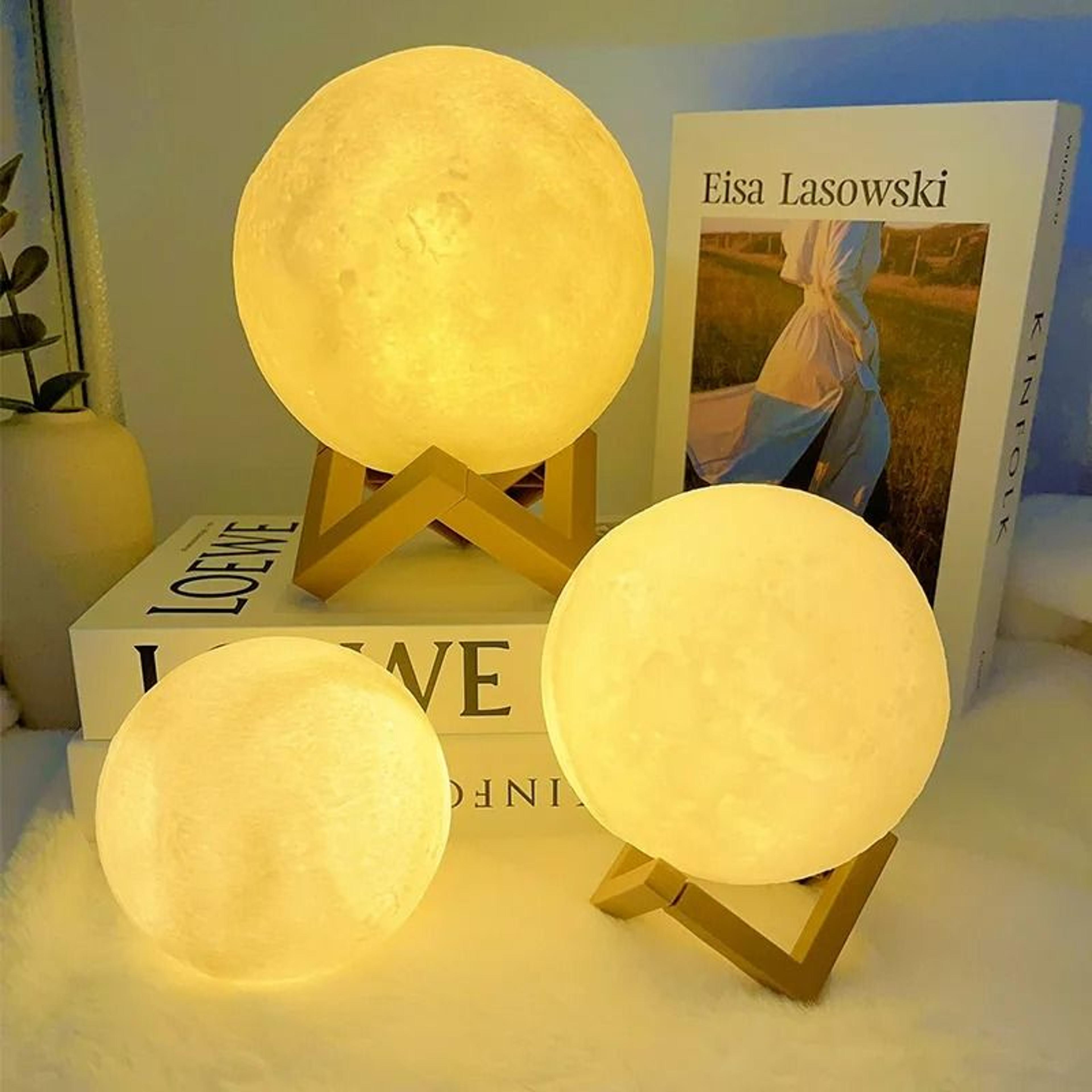 DIY HandPainted Moon LED Night Light Kit 1