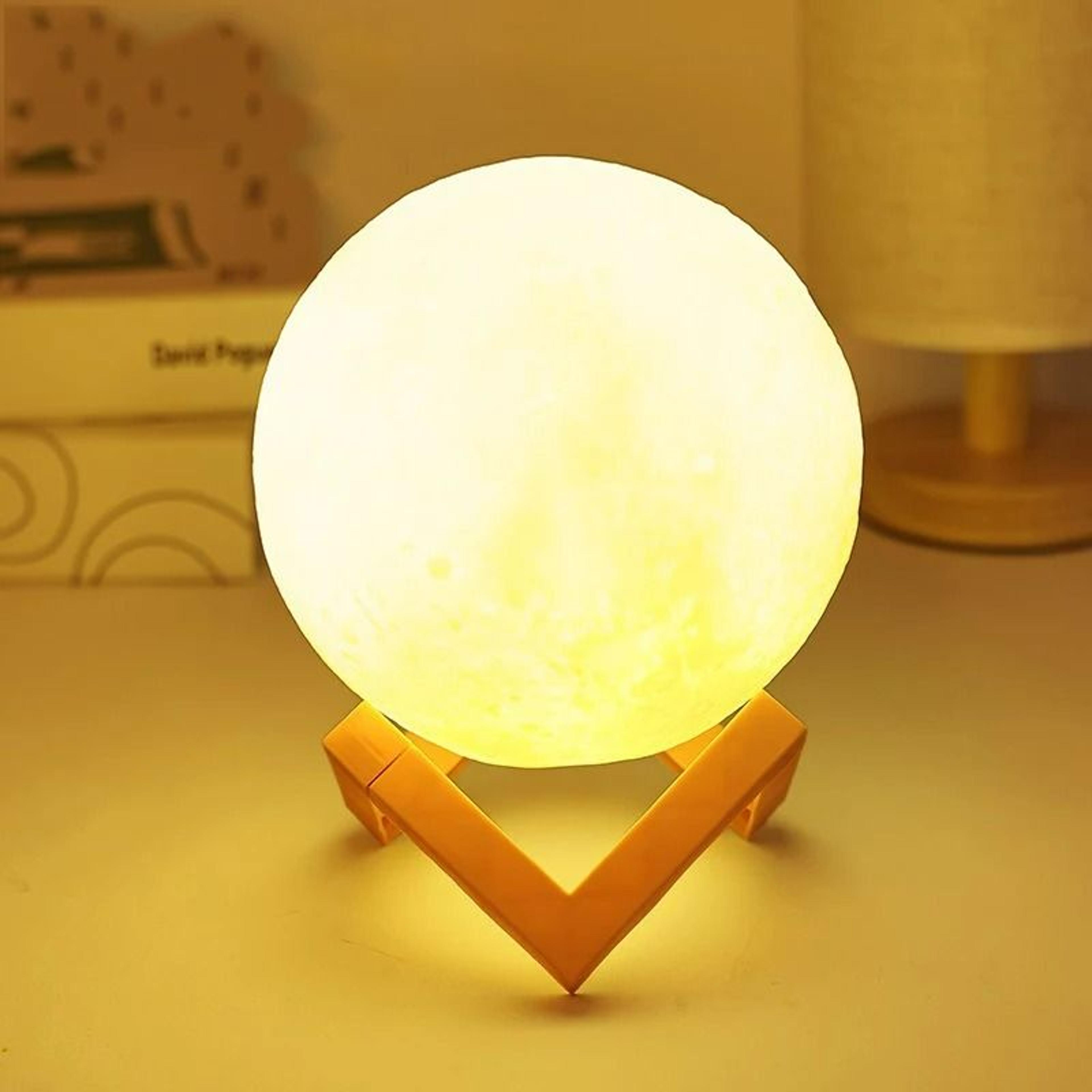 DIY HandPainted Moon LED Night Light Kit 6