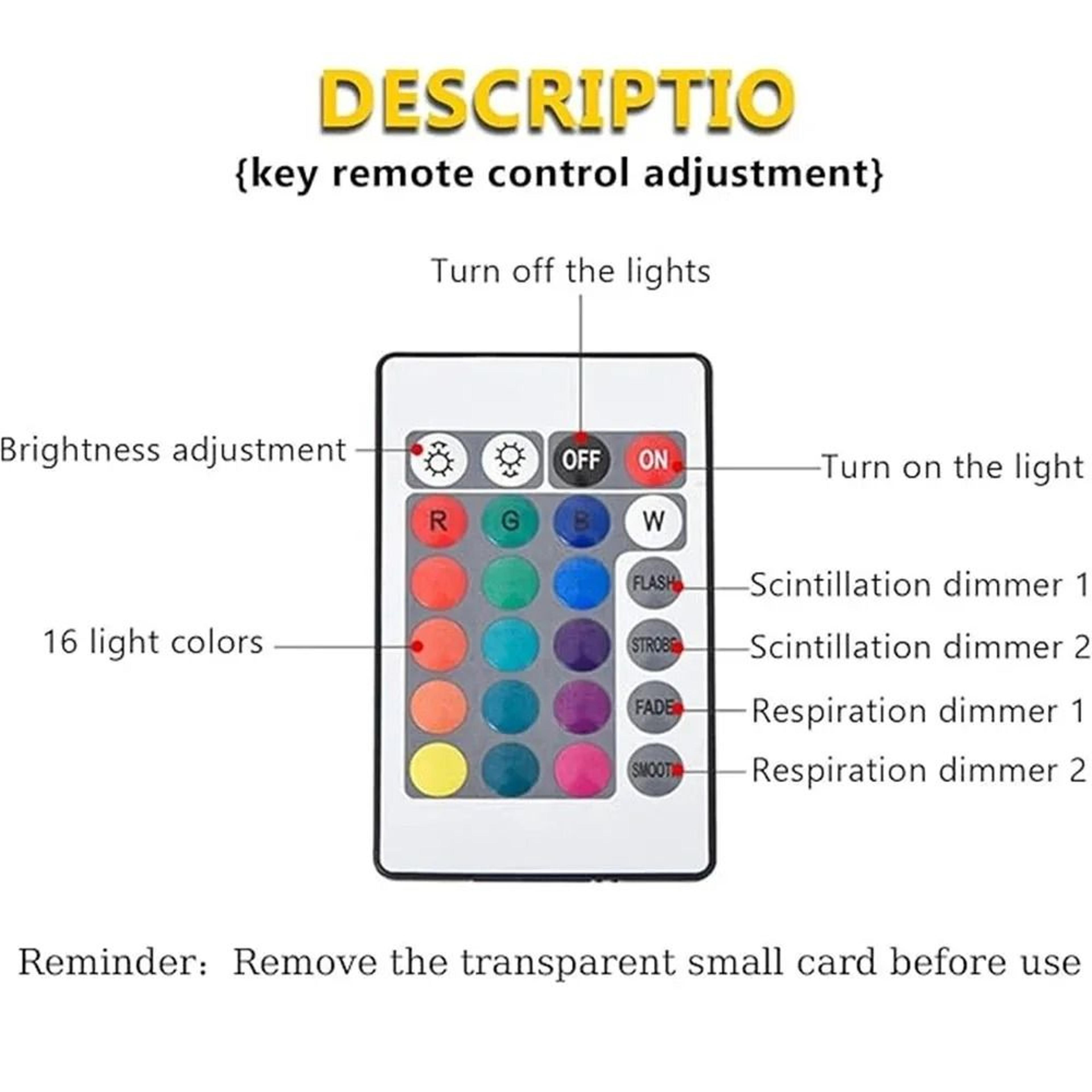 RGB 16Color Dynamic Water Ripple  Aurora LED Table Lamp 5