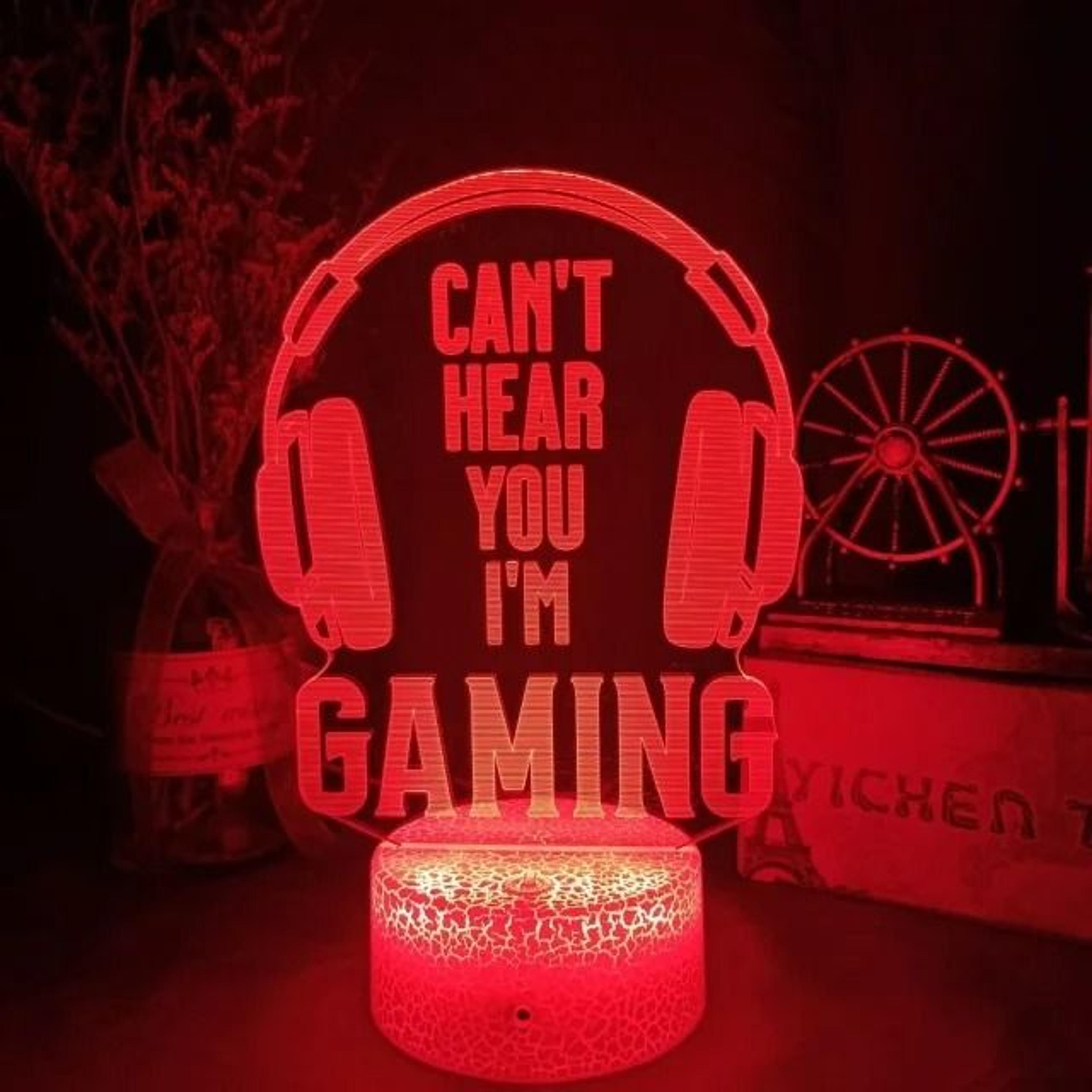 3D Gaming Setup RGB LED Desk Light 11