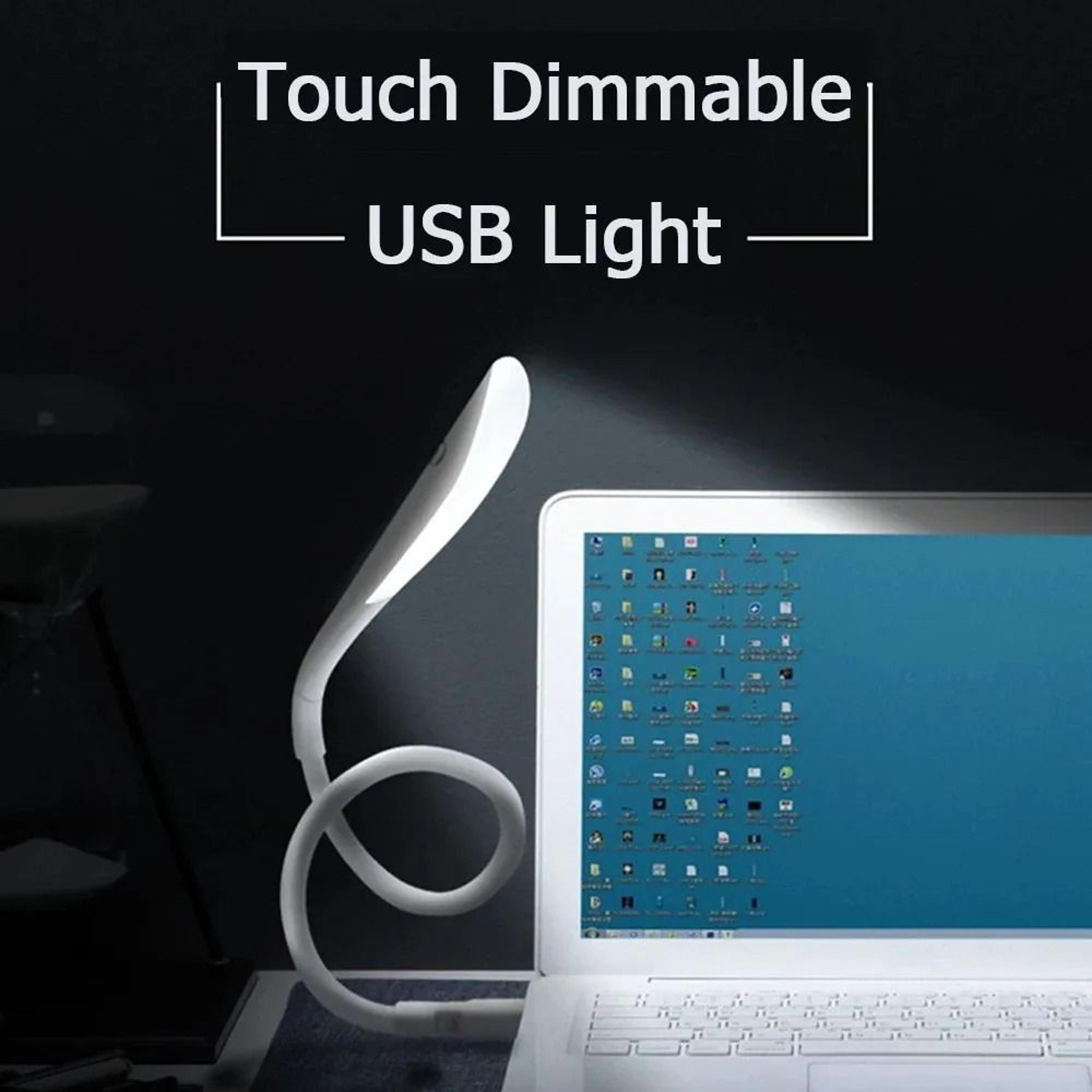 Mini Portable Flexible USB LED Light With Touch Dimmer 5
