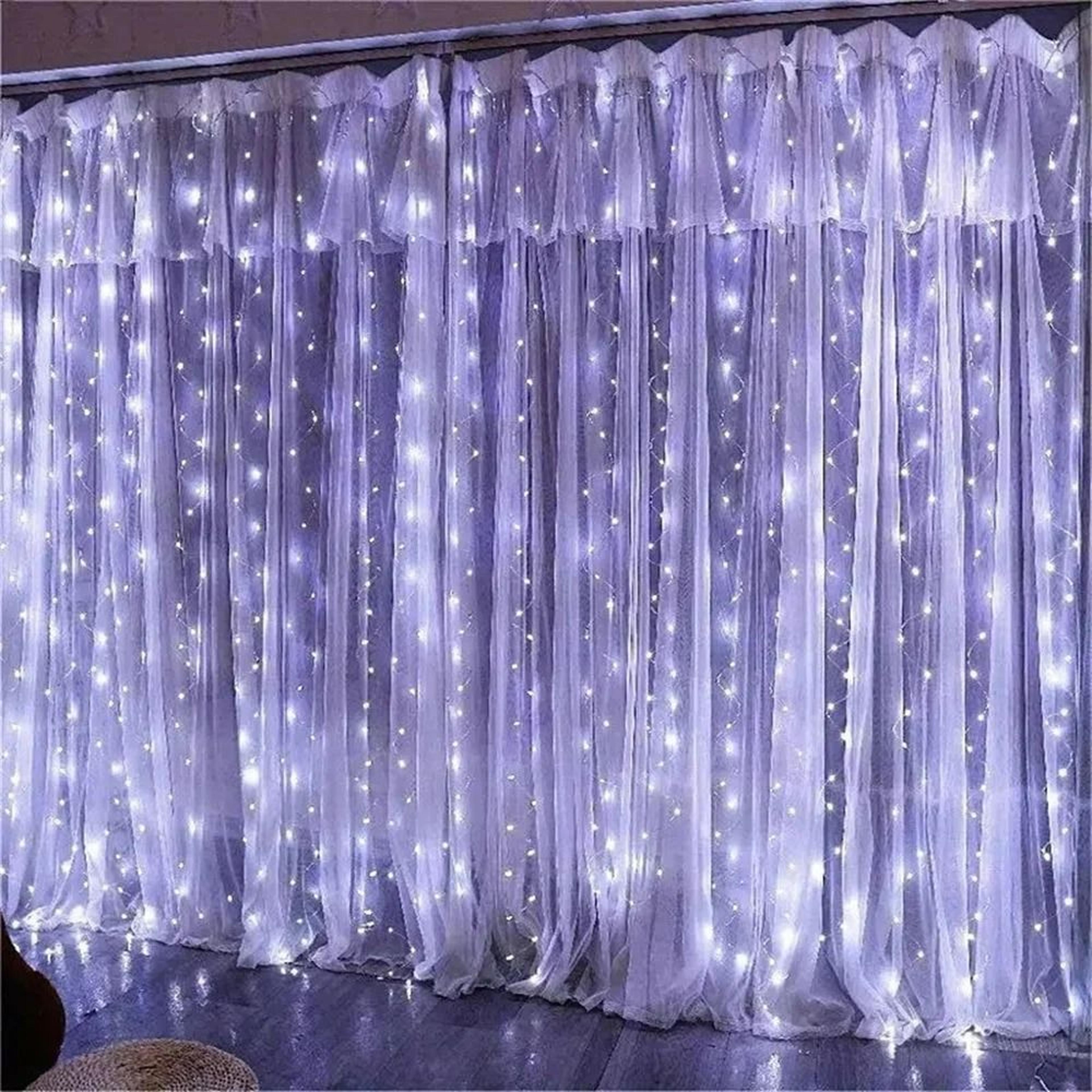 Professional USB LED Curtain Lights Remote Control Hanging Garland Lights 7