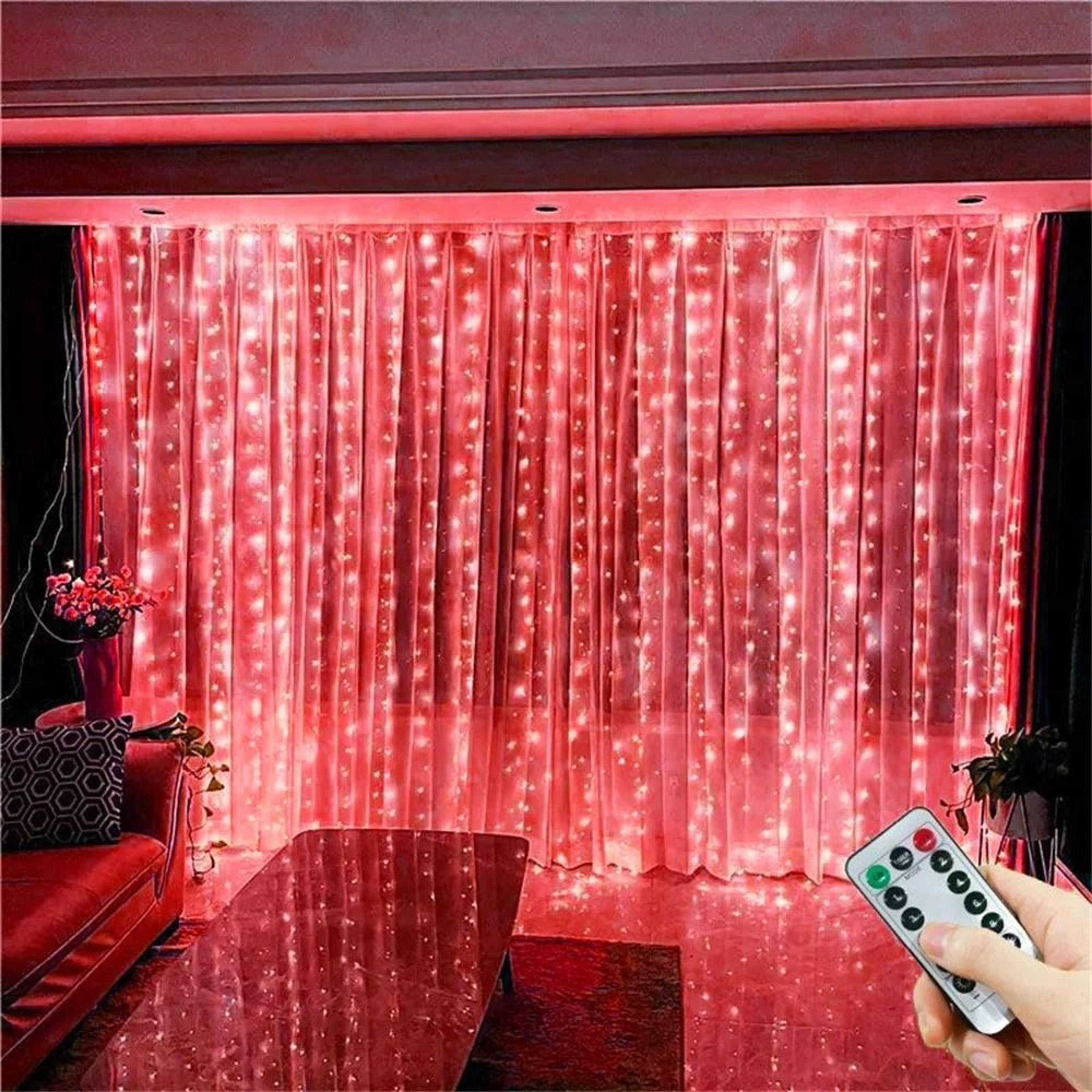 Professional USB LED Curtain Lights Remote Control Hanging Garland Lights 14