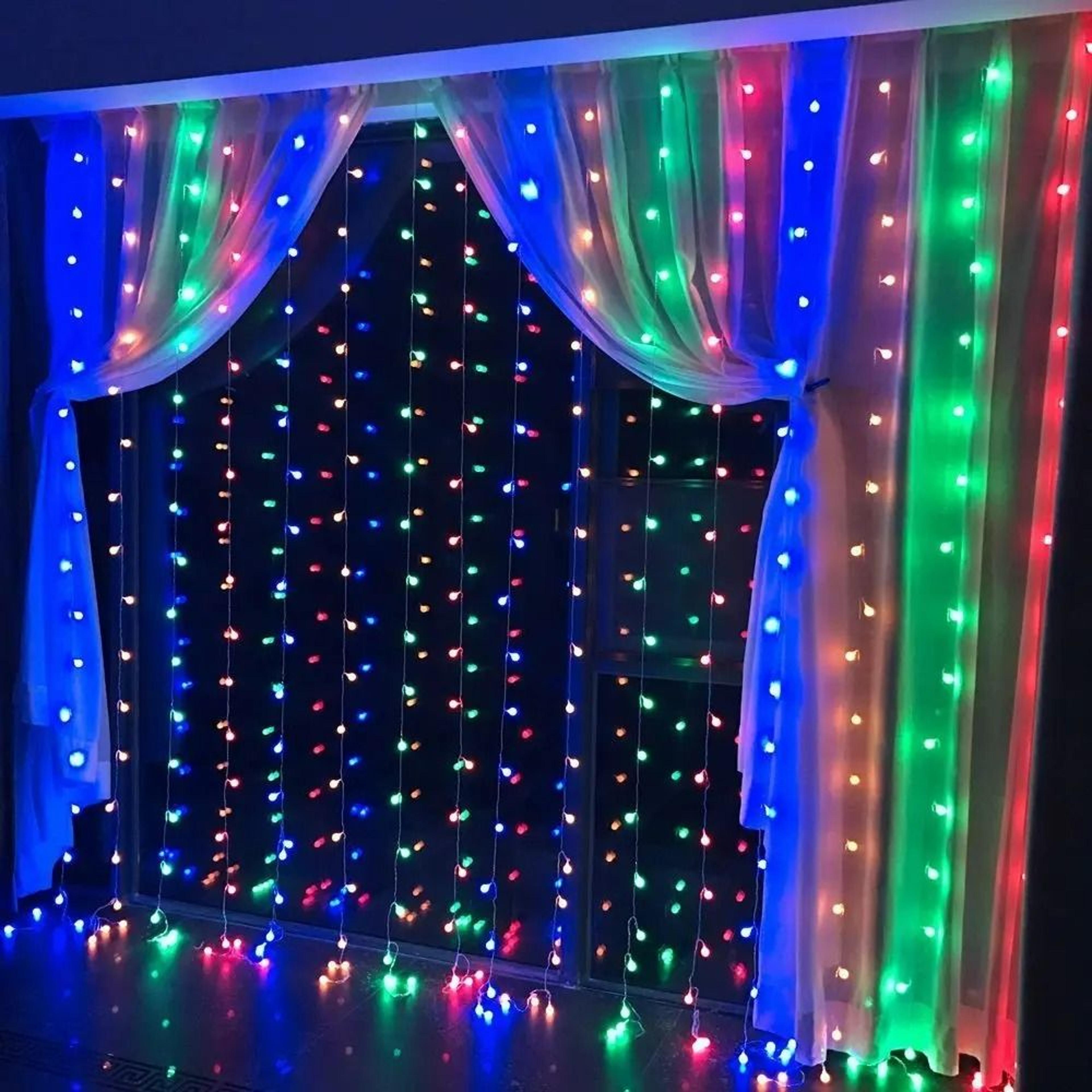USB Connectable Fairy Curtain Lights Remote Control String Lights 8