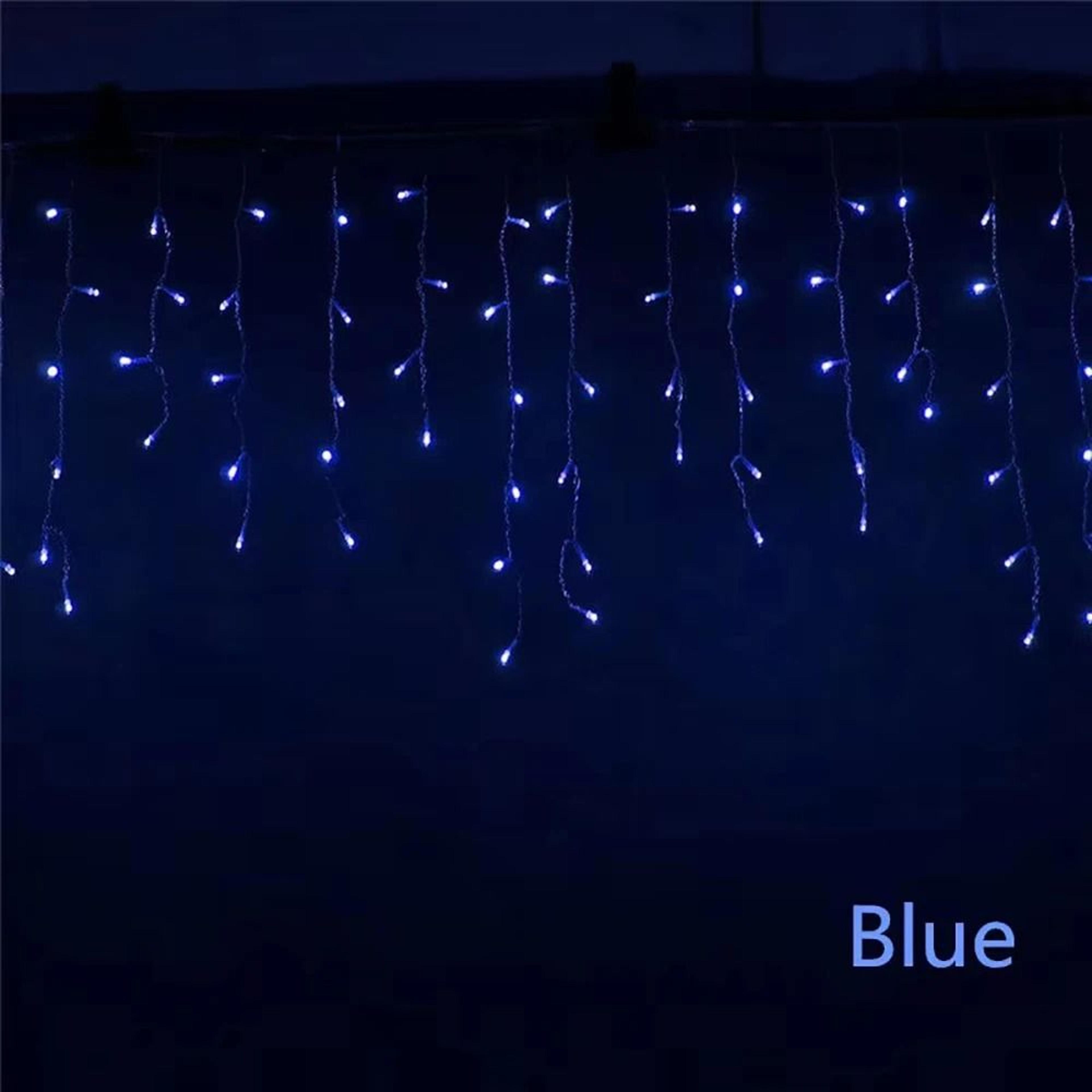 Outdoor Waterfall LED Icicle Curtain Lights Eaves String Lights 5