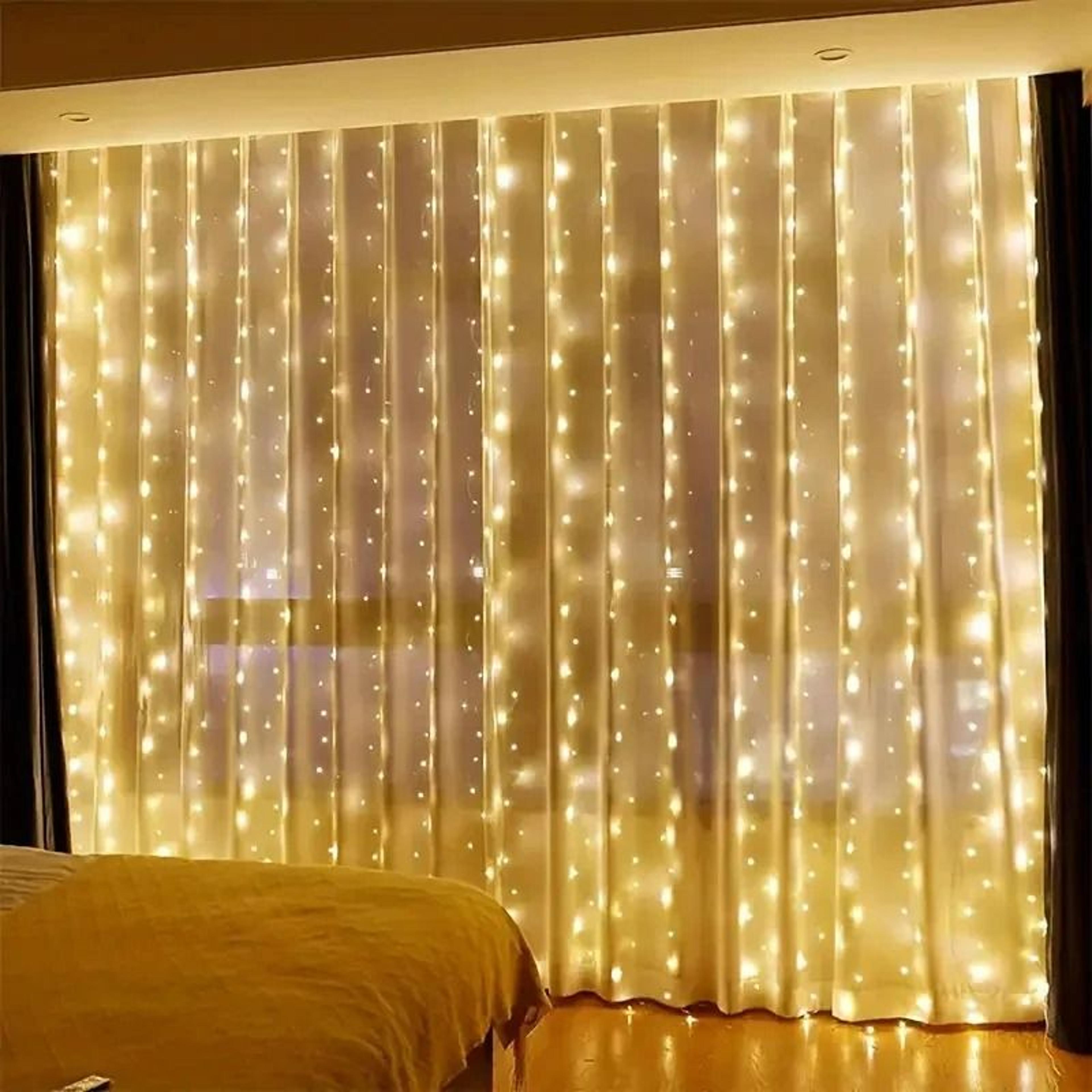 Celestial Cascade USB Hanging Backdrop String Lights USB Festoon 6