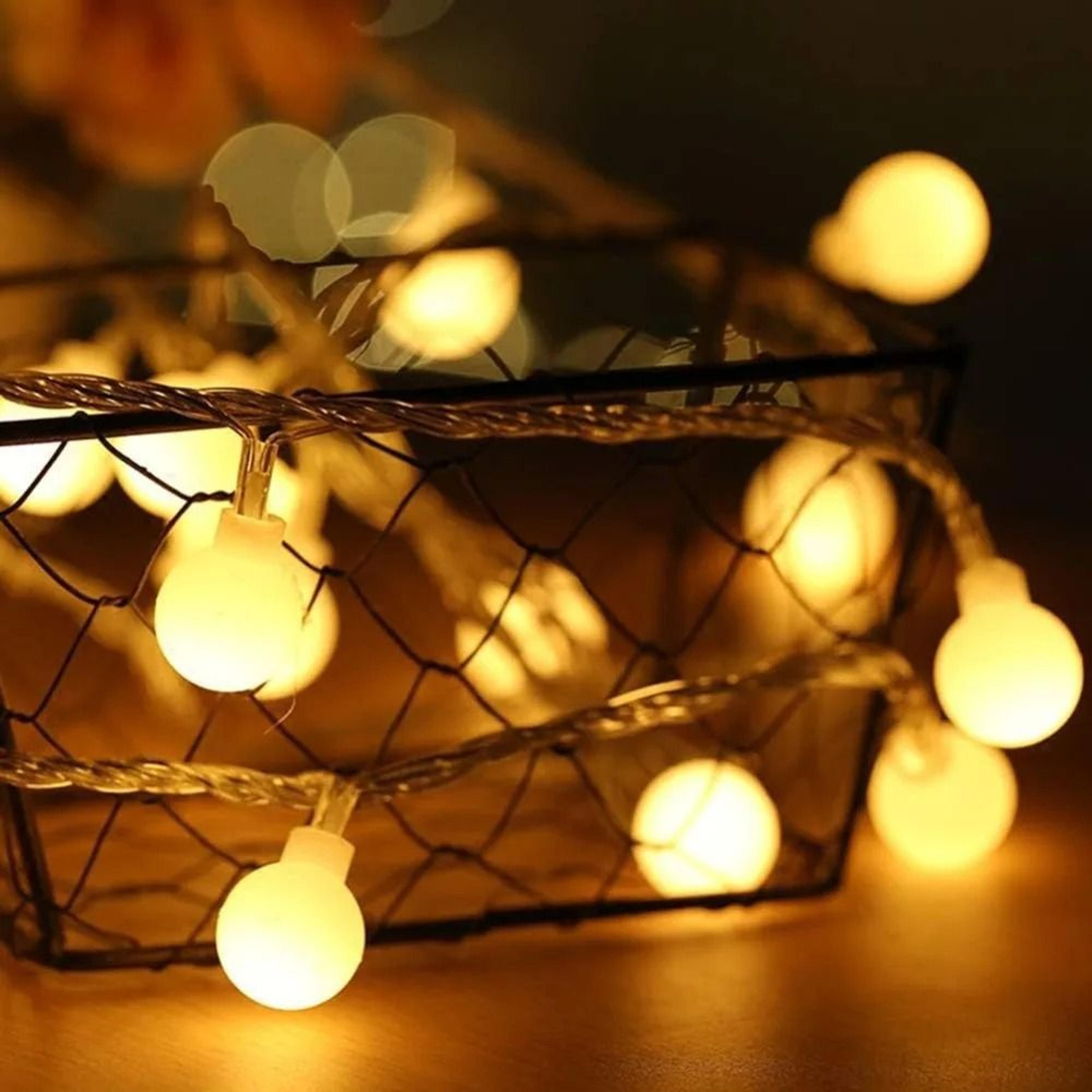 GlowSphere Globe Pearl LED Fairy String Lights 5