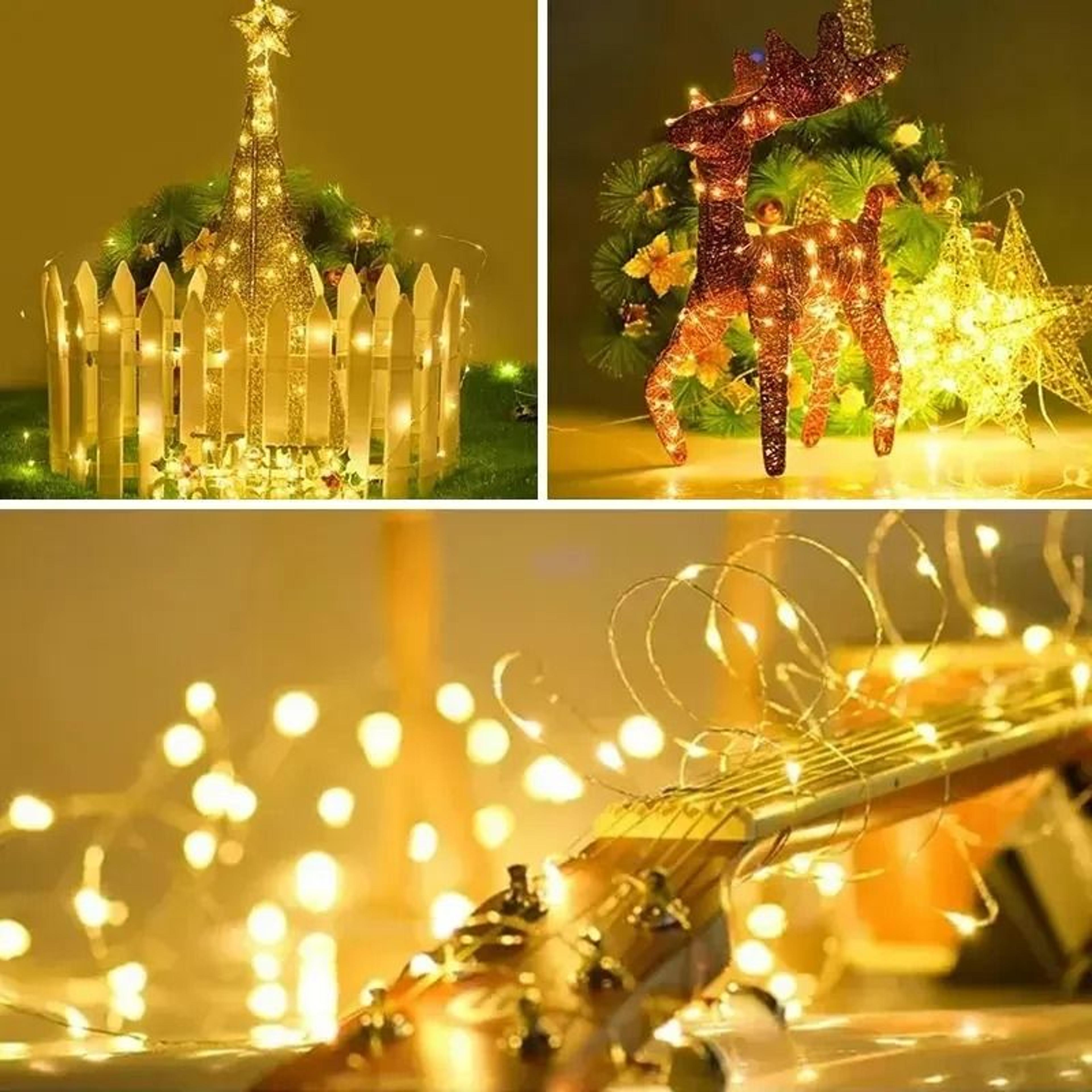 EcoSolar Outdoor Waterproof LED Fairy String Lights 1