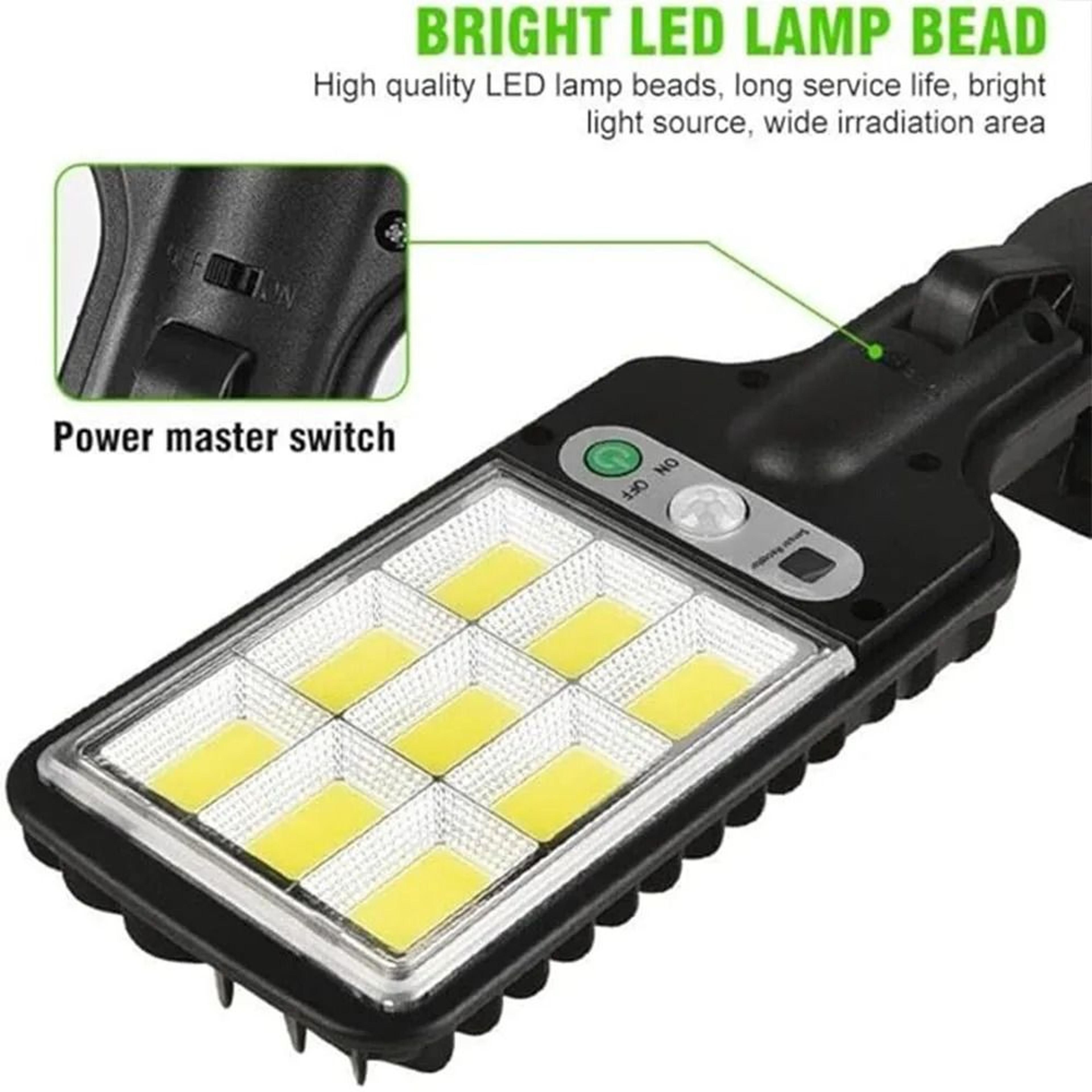 108LED Outdoor Solar Motion Sensor Security Wall Light 1