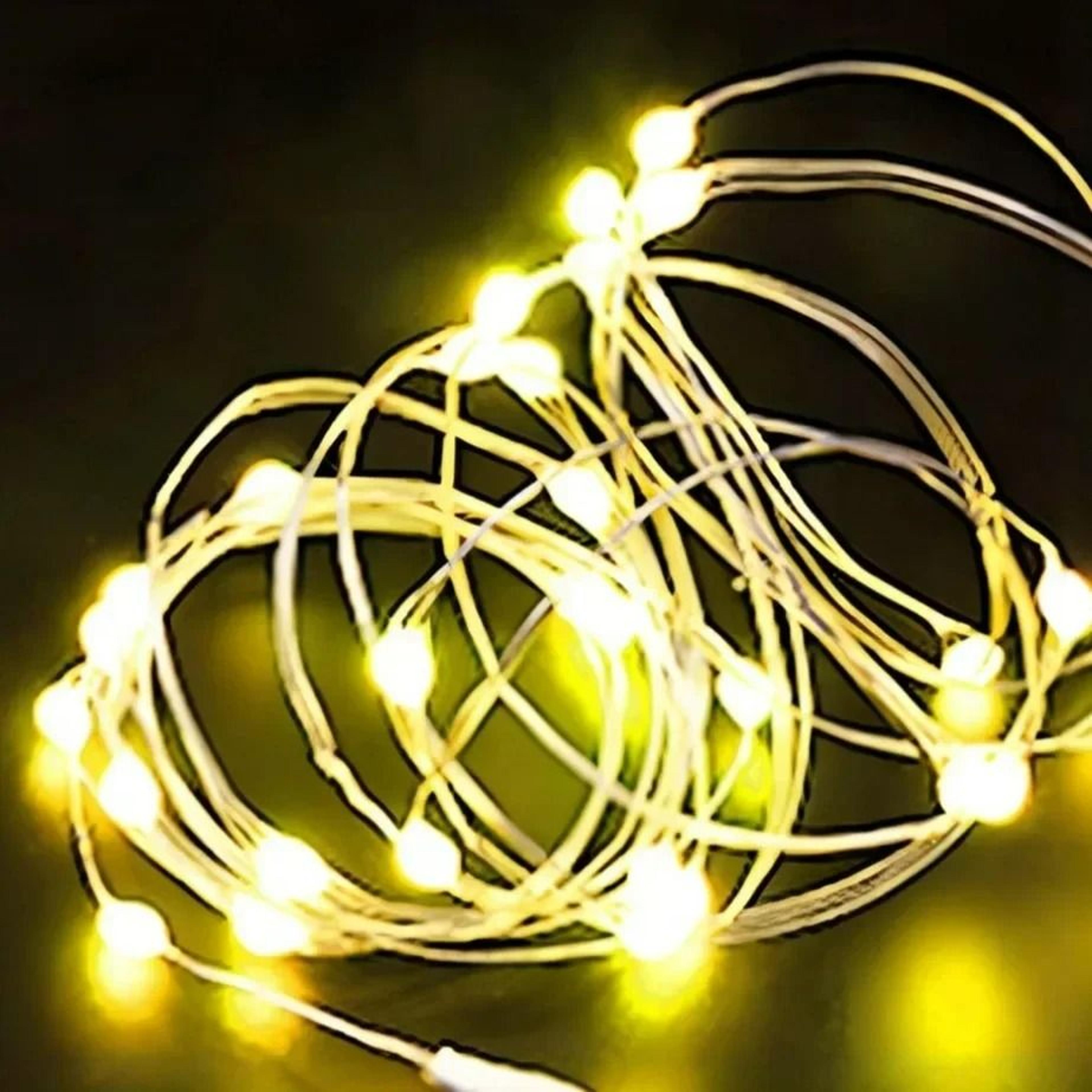 BatteryPowered Waterproof Copper Wire LED Fairy String Lights 12