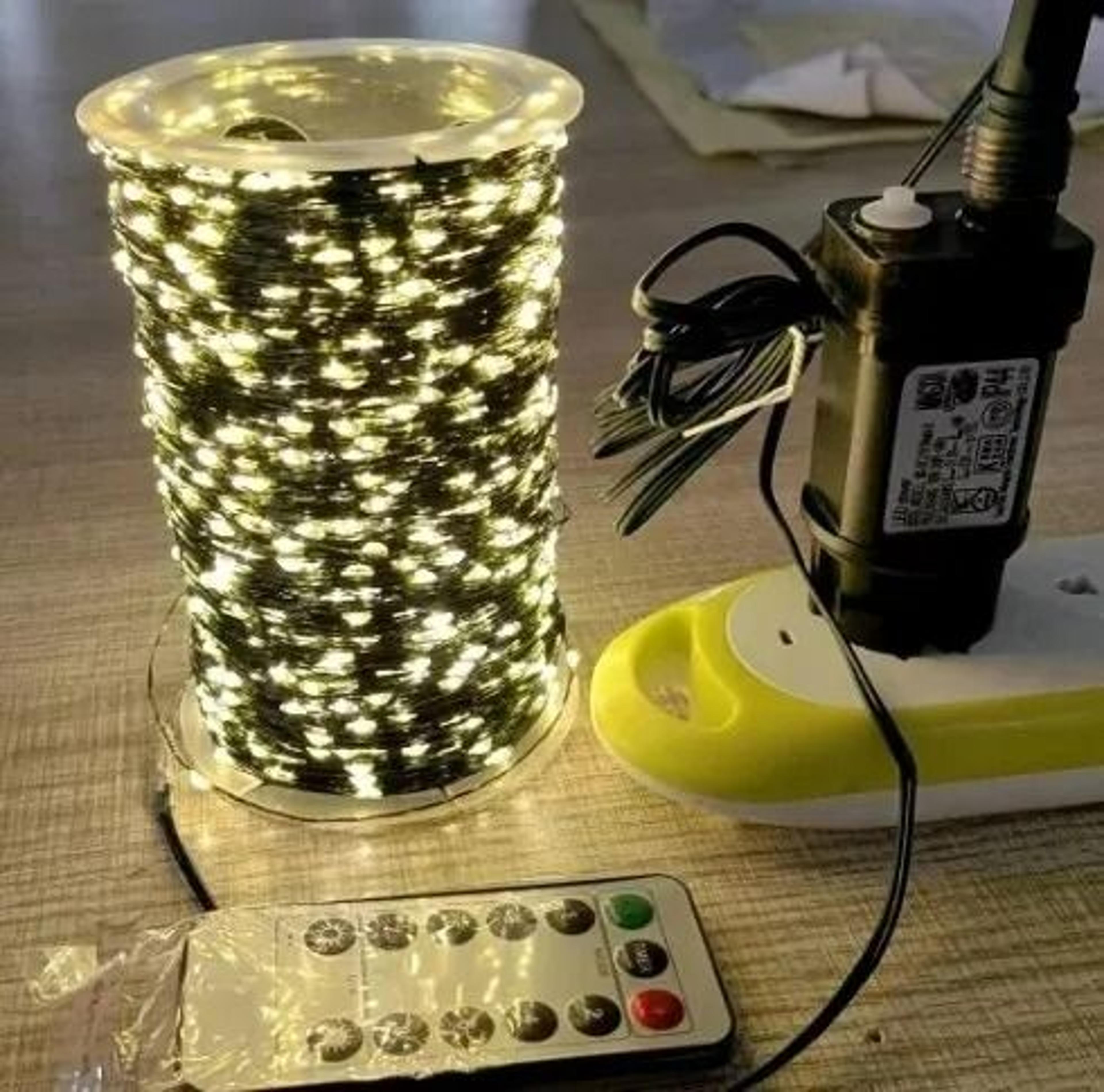 US Plug HighDensity LED Fairy Garland String Light With Remote 5