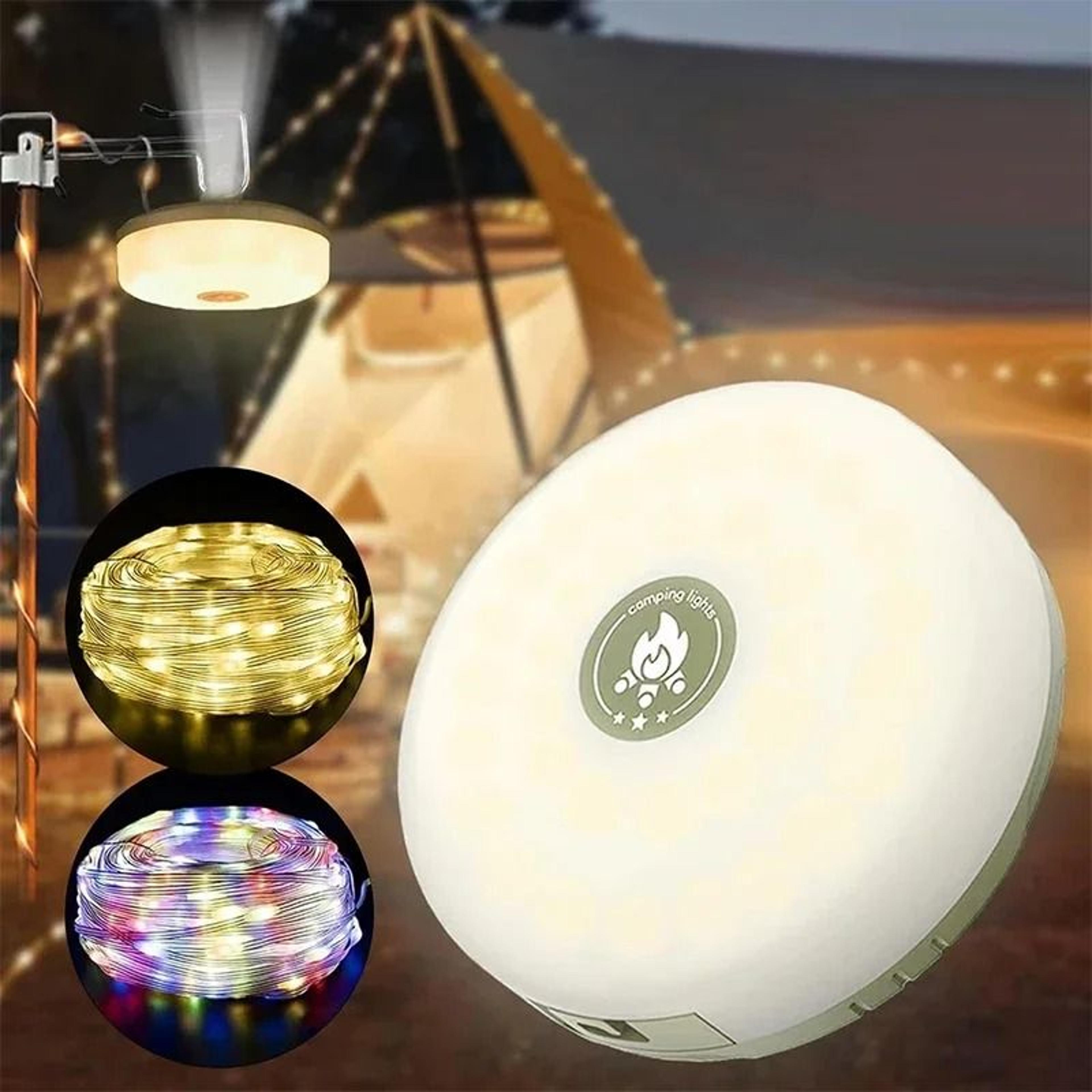4in1 Retractable Reel LED Camping  Tent Light 0
