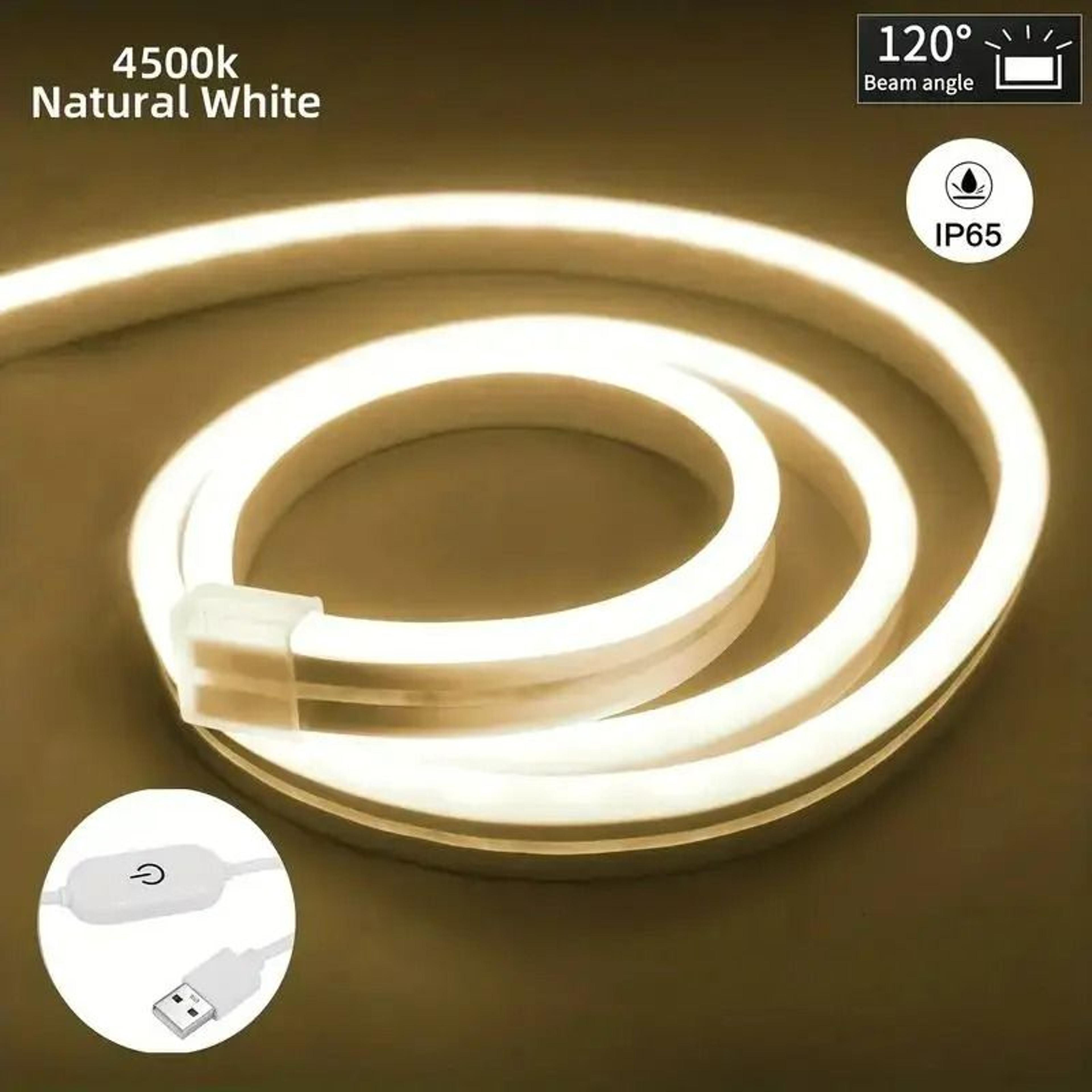 5V USB TouchDimmable Flexible LED Neon Rope Light 9