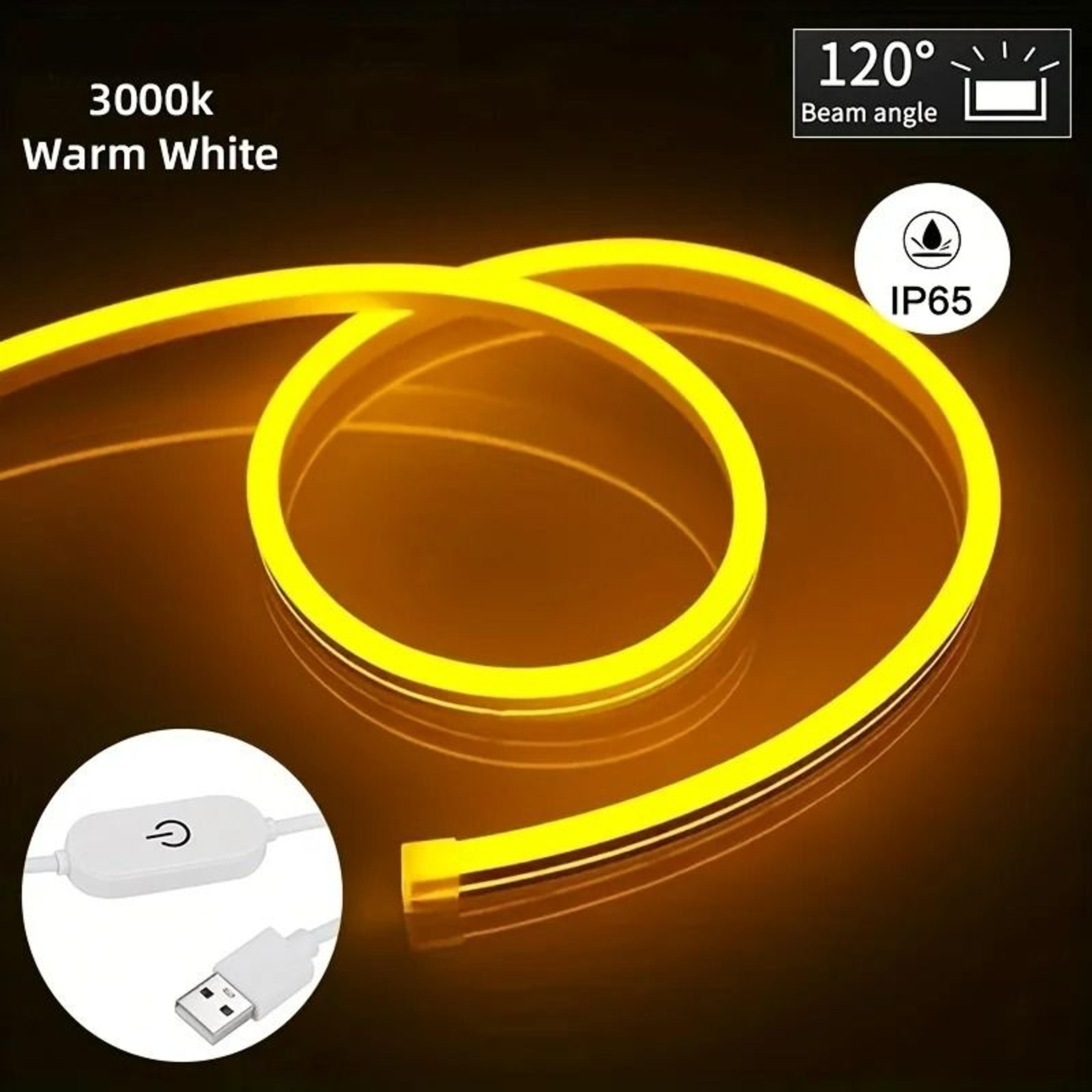 5V USB TouchDimmable Flexible LED Neon Rope Light 8