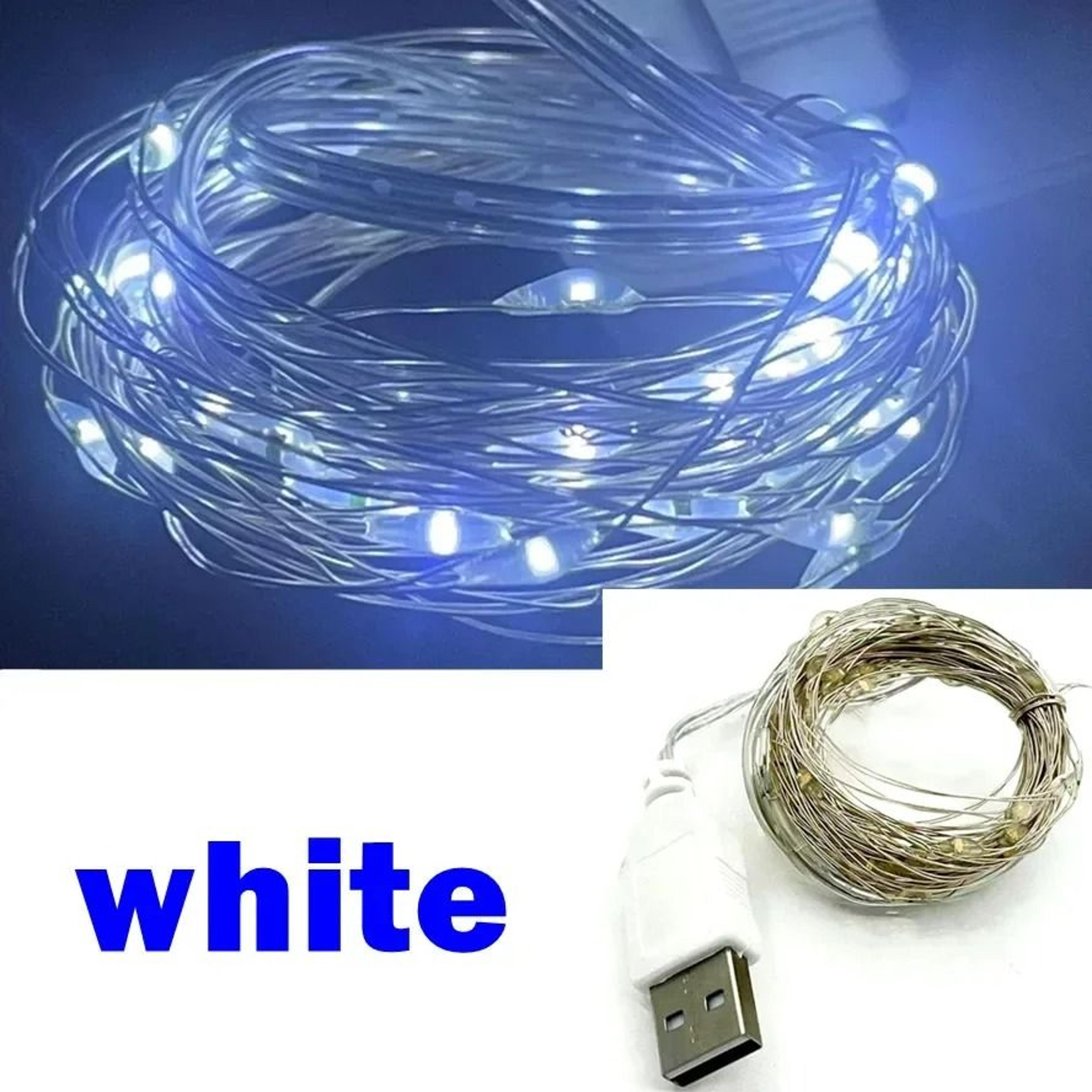 USB Copper Wire Outdoor LED Fairy String Lights 10