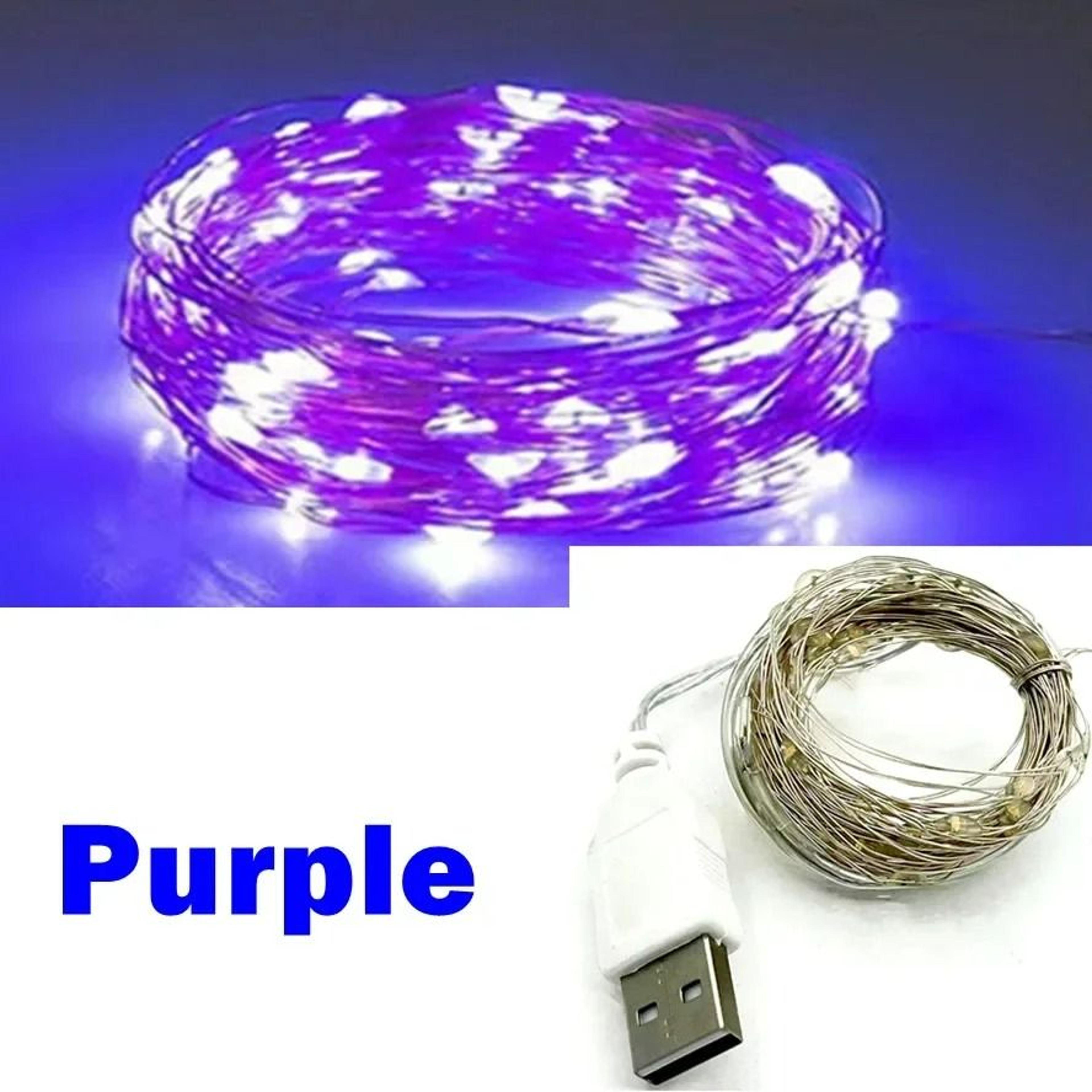USB Copper Wire Outdoor LED Fairy String Lights 13